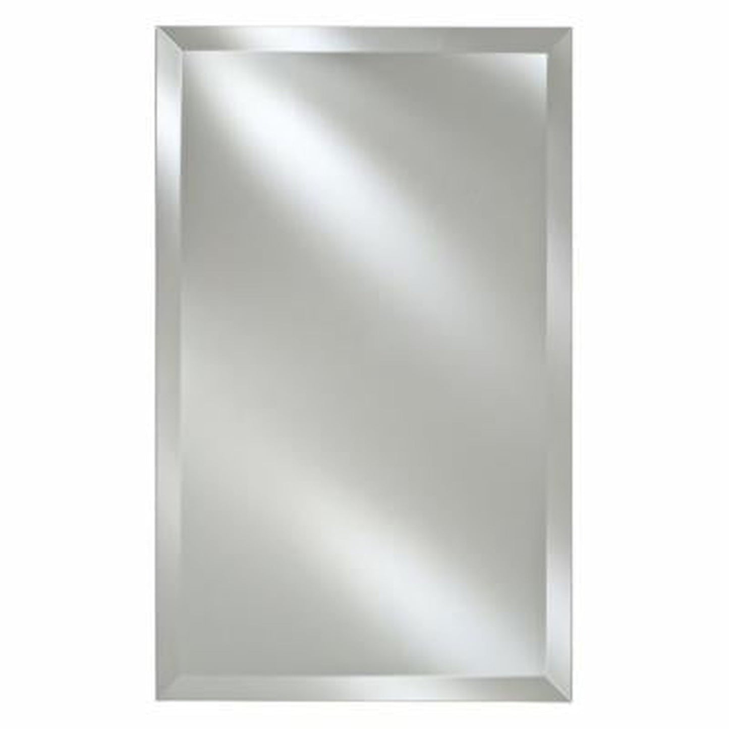 Afina Broadway 20" x 36" Recessed Reversible Hinged Single Door Beveled Edge Medicine Cabinet