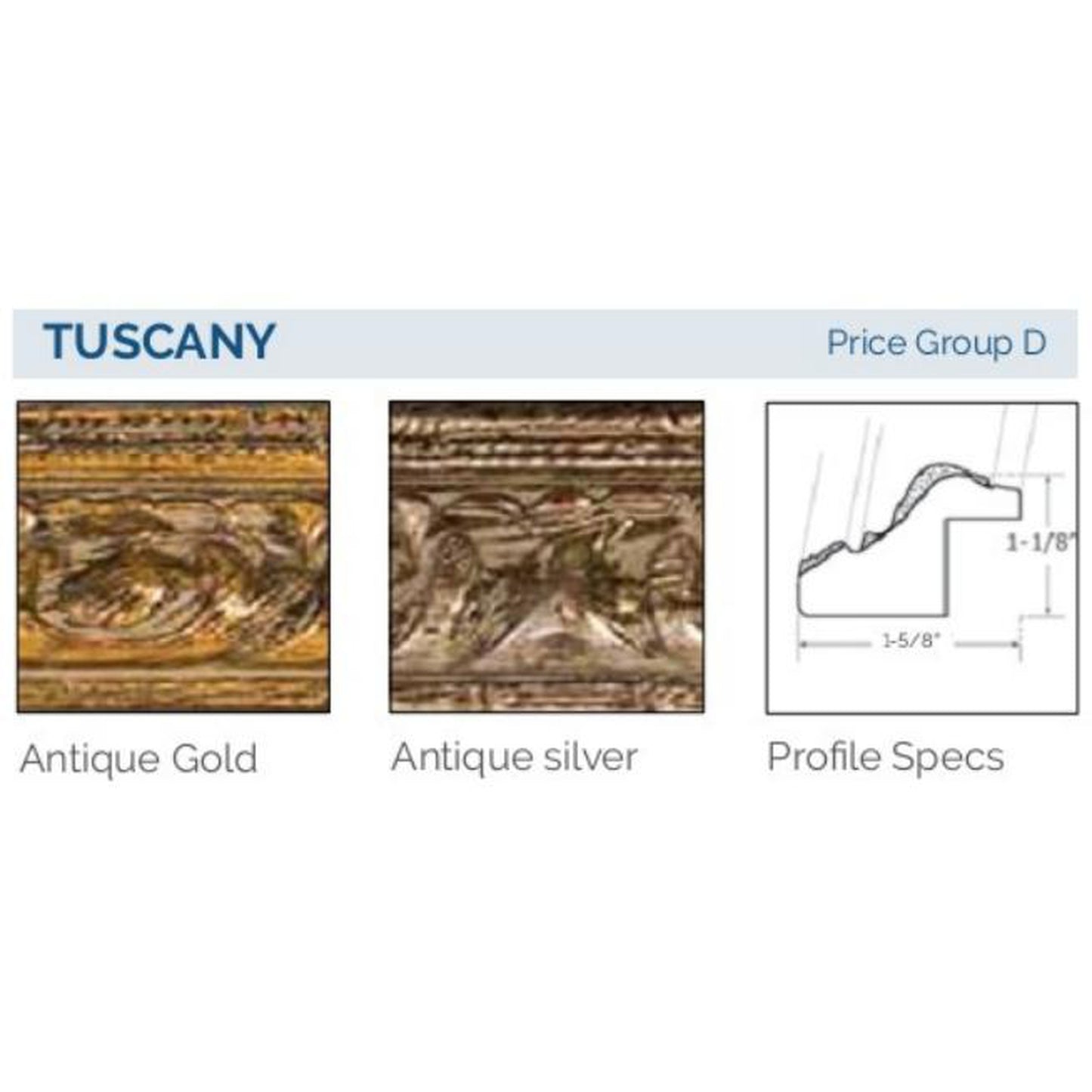 Afina Signature 16" x 22" Tuscany Antique Silver Framed Mirror With Beveled Edge