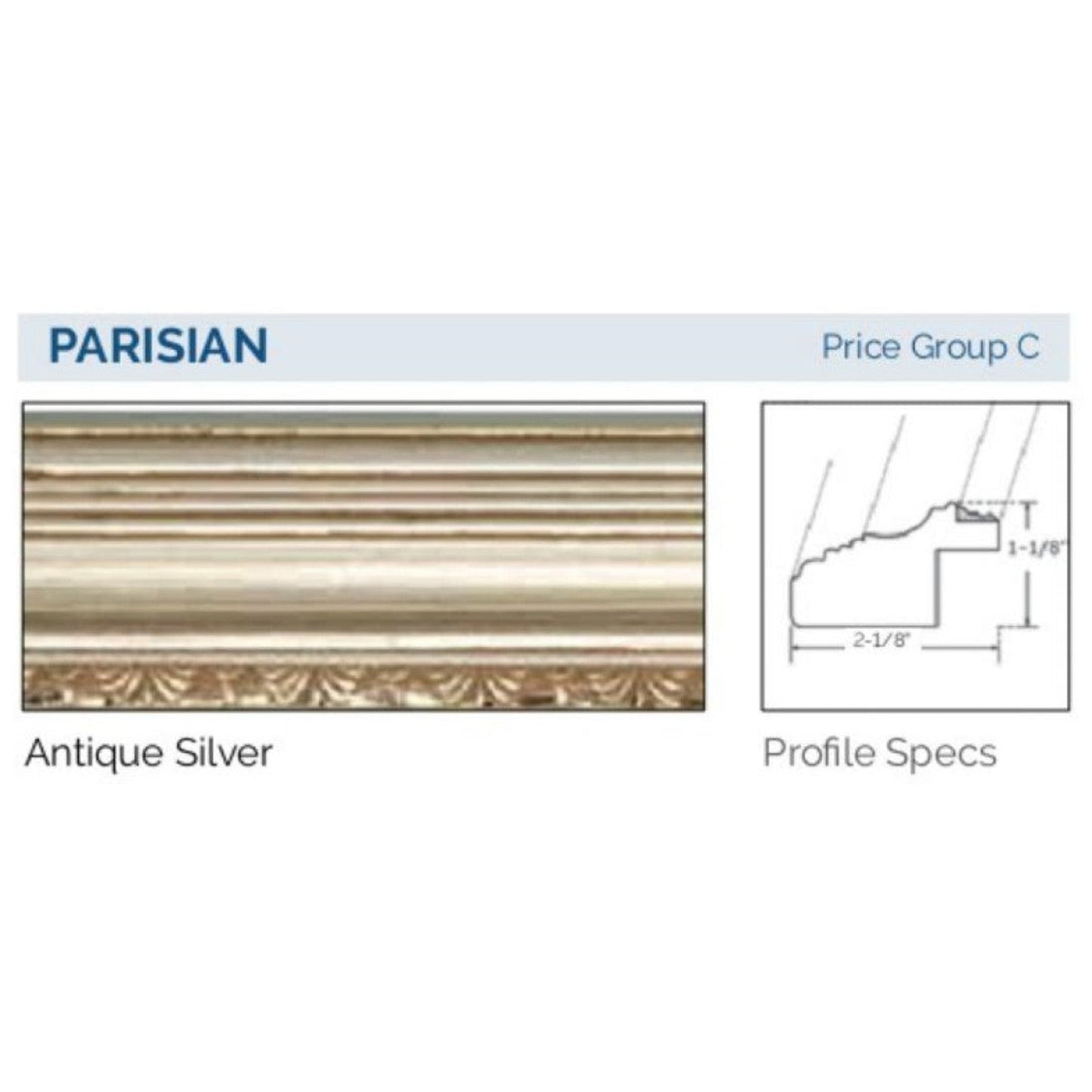 Afina Signature 17" x 40" Parisian Antique Silver Recessed Left Hinged Single Door Medicine Cabinet With Contemporary Lights