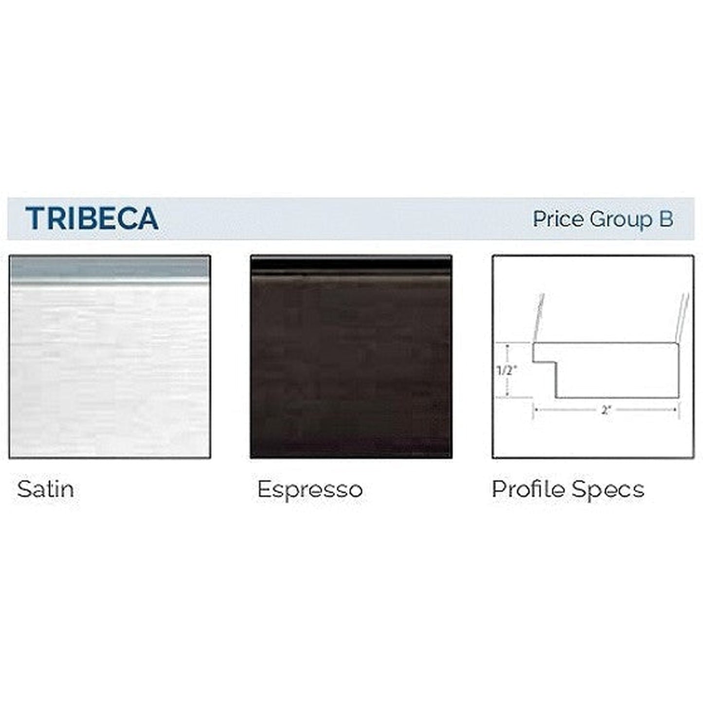 Afina Signature 47" x 36" Tribeca Espresso Recessed Triple Door Medicine Cabinet With Beveled Edge Mirror