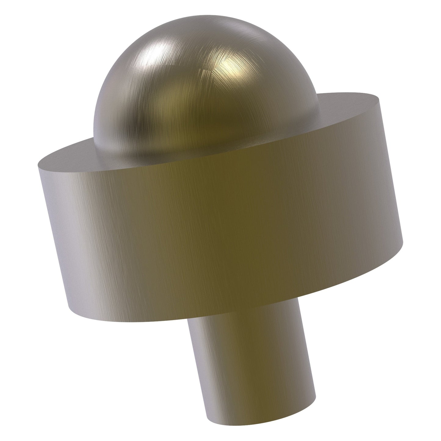 Allied Brass 101A 1.5" Antique Brass Solid Brass Cabinet Knob