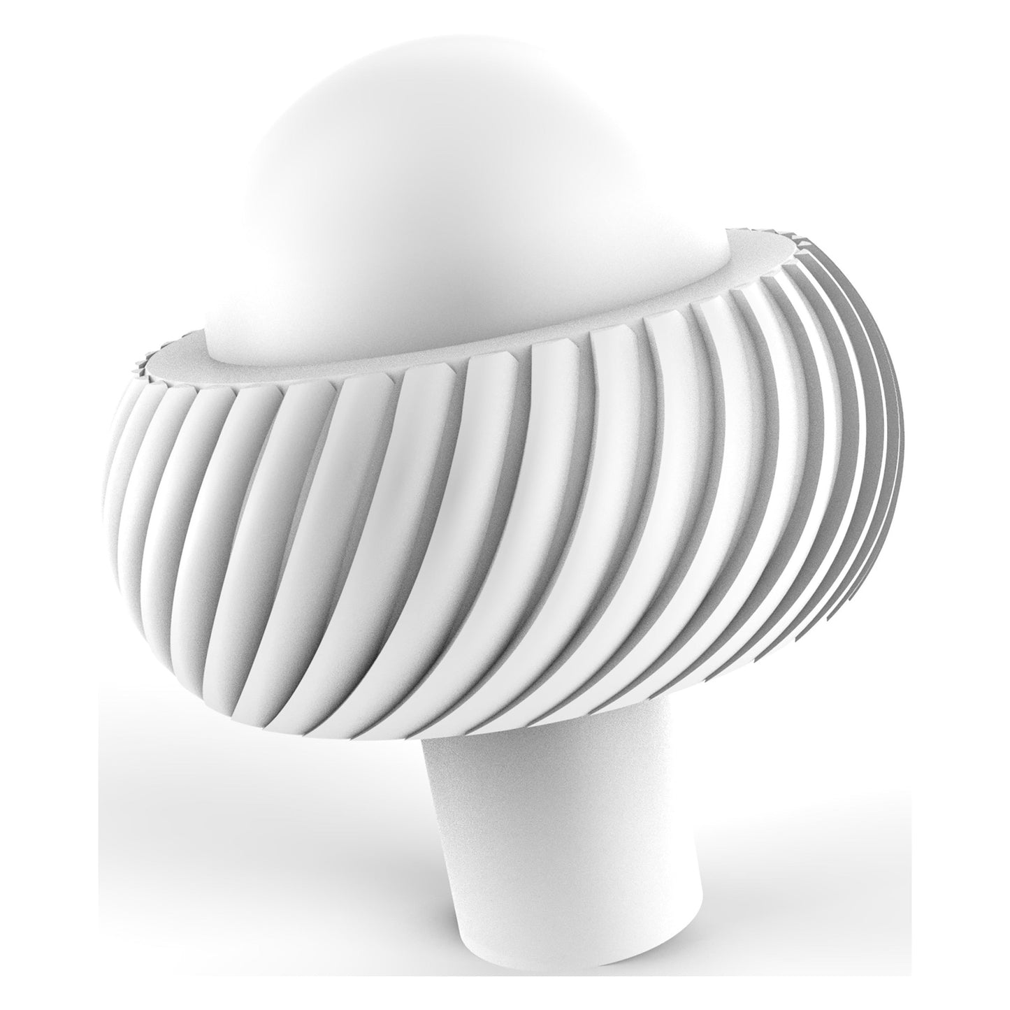 Allied Brass 101AT 1.5" Matte White Solid Brass Cabinet Knob