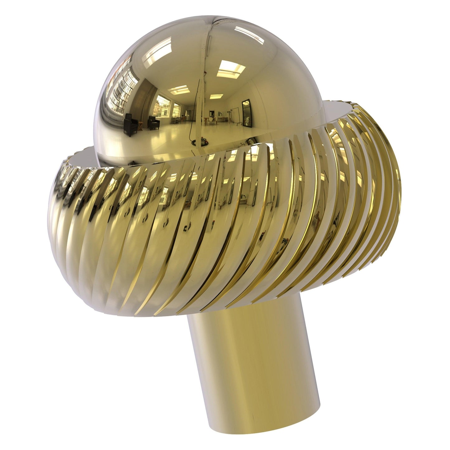 Allied Brass 101AT 1.5" Unlacquered Brass Solid Brass Cabinet Knob