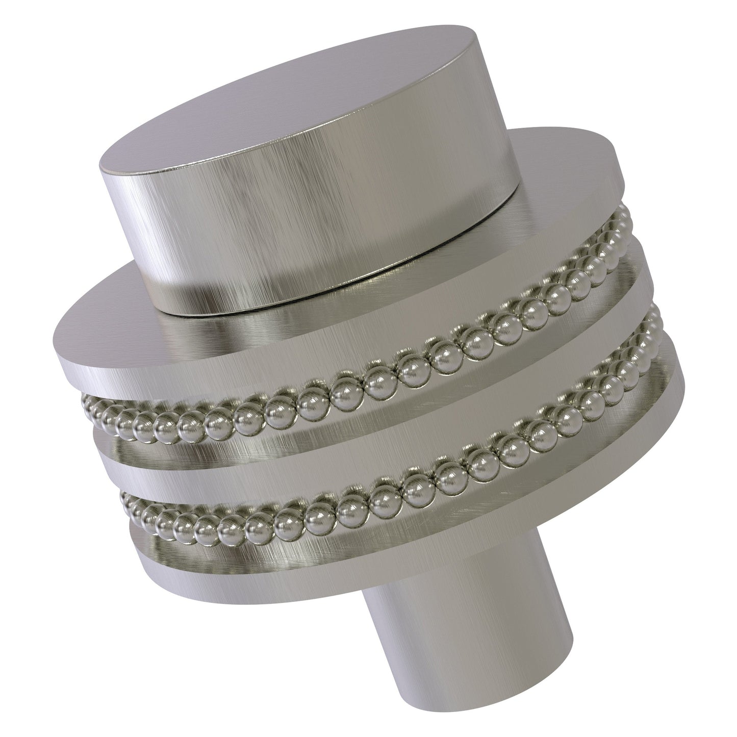 Allied Brass 101D 1.5" Satin Nickel Solid Brass Cabinet Knob
