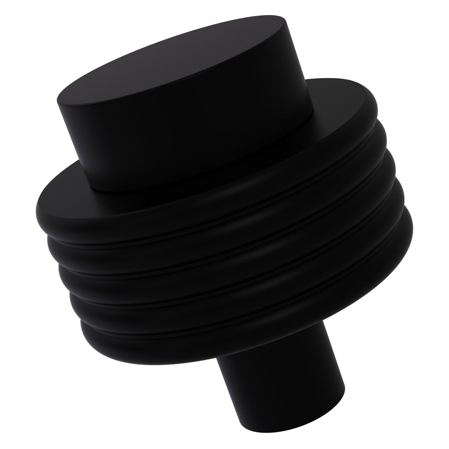 Allied Brass 101G 1.5" Matte Black Solid Brass Cabinet Knob