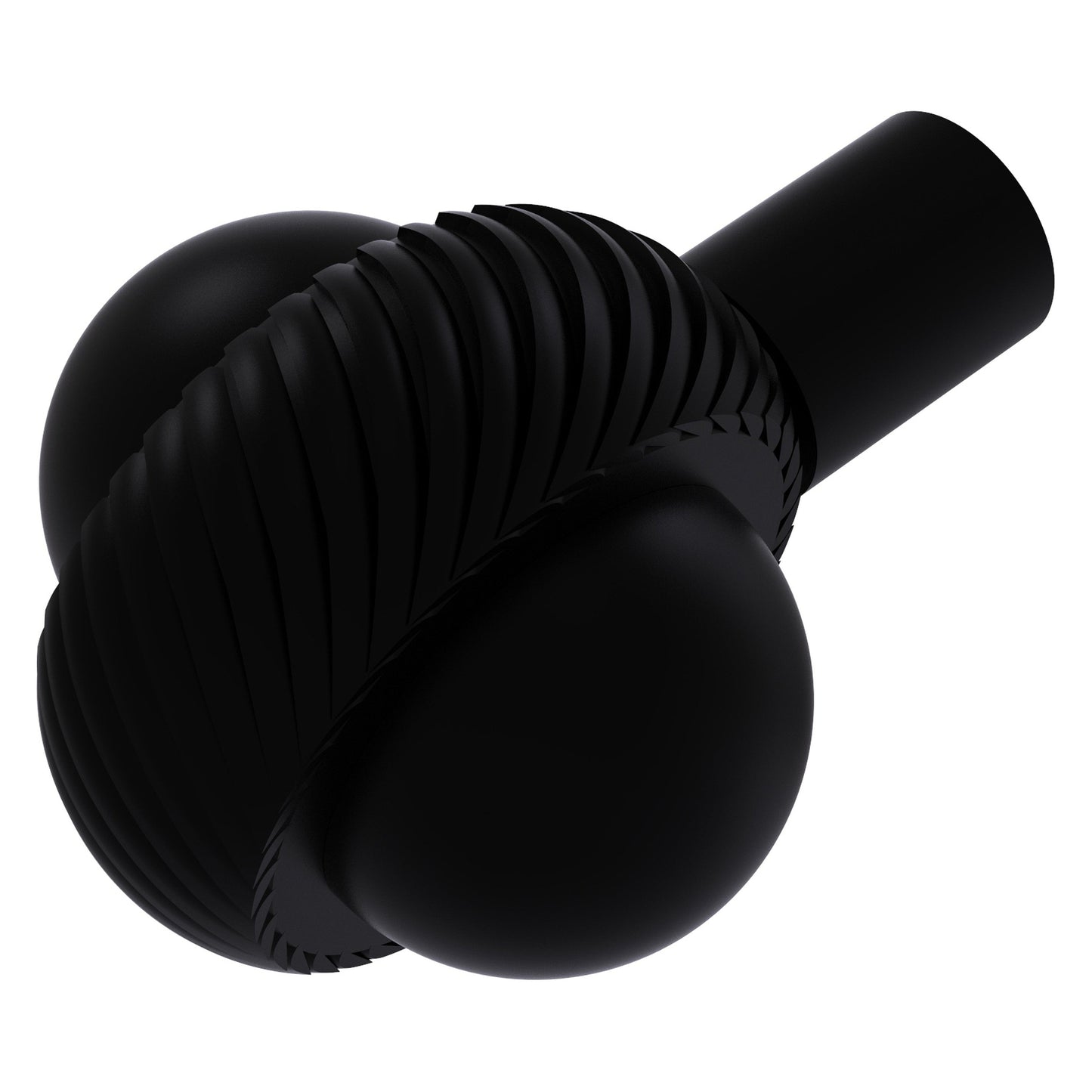Allied Brass 102AT 1.5" Matte Black Solid Brass Cabinet Knob