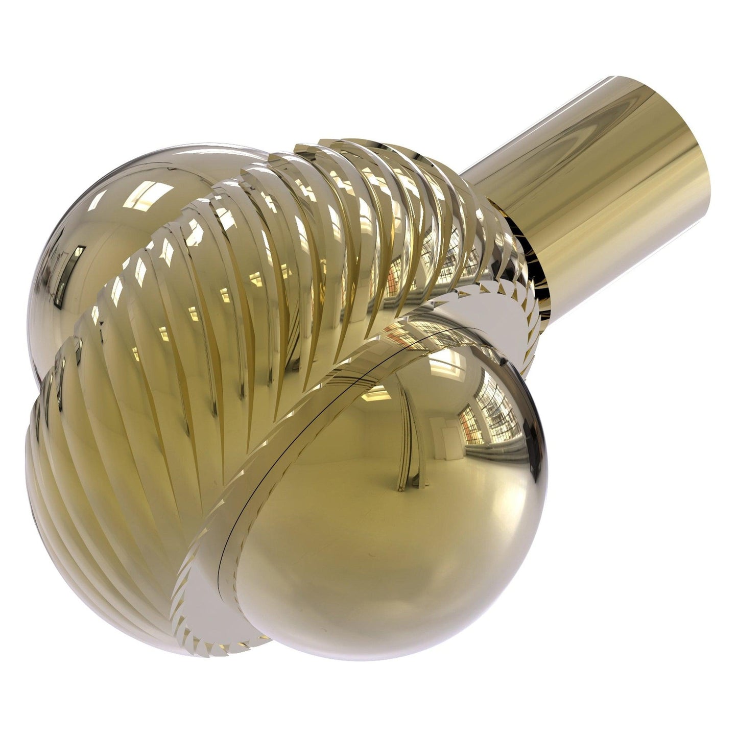Allied Brass 102AT 1.5" Unlacquered Brass Solid Brass Cabinet Knob