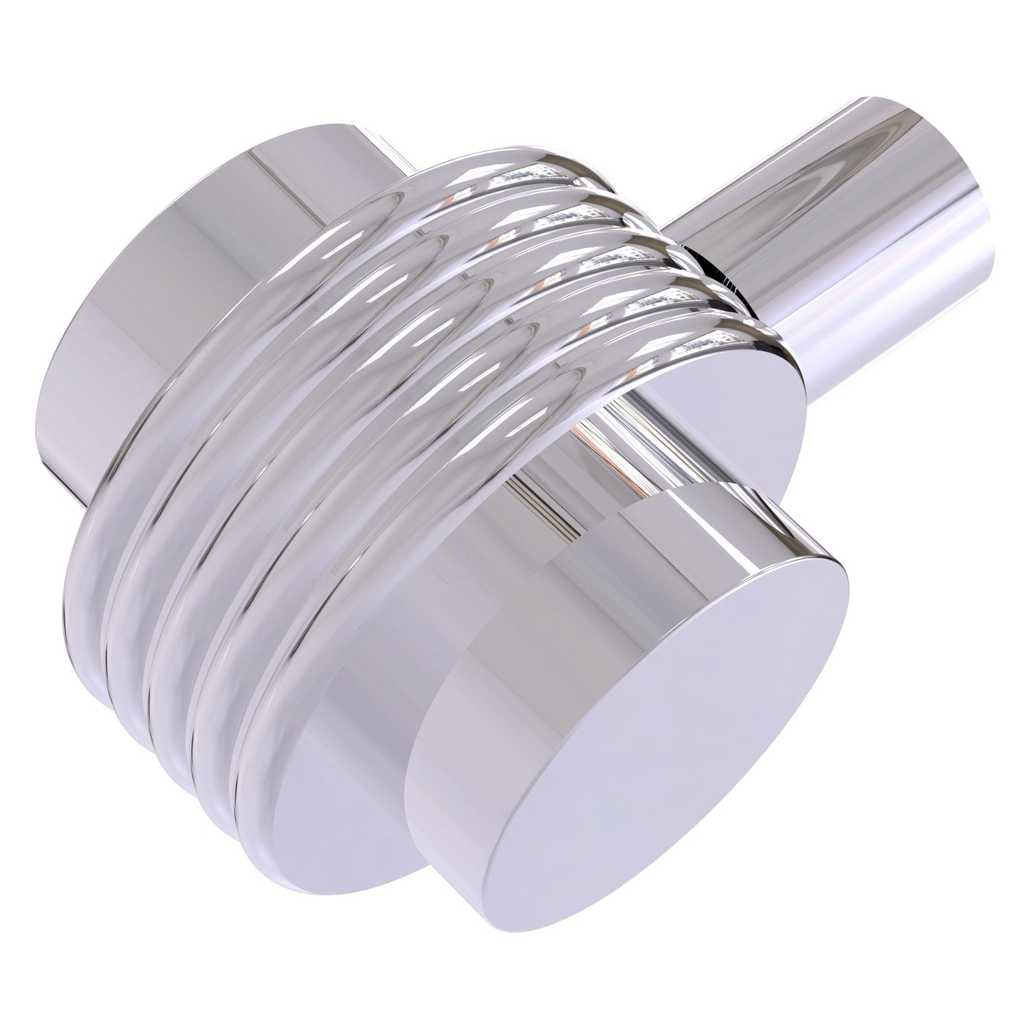 Allied Brass 102G 1.5" Polished Chrome Solid Brass Cabinet Knob