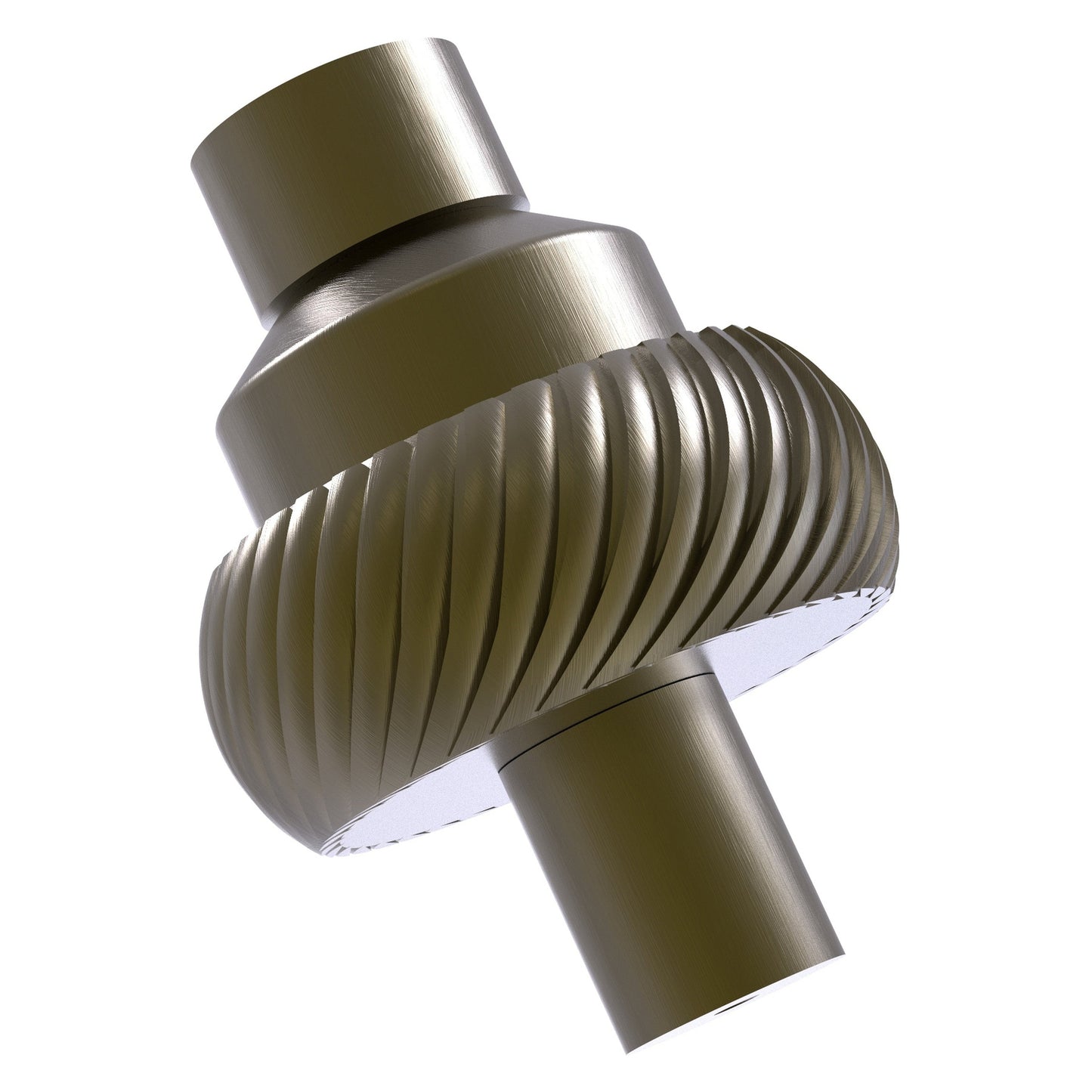 Allied Brass 103T 1.75" Antique Brass Solid Brass Cabinet Knob