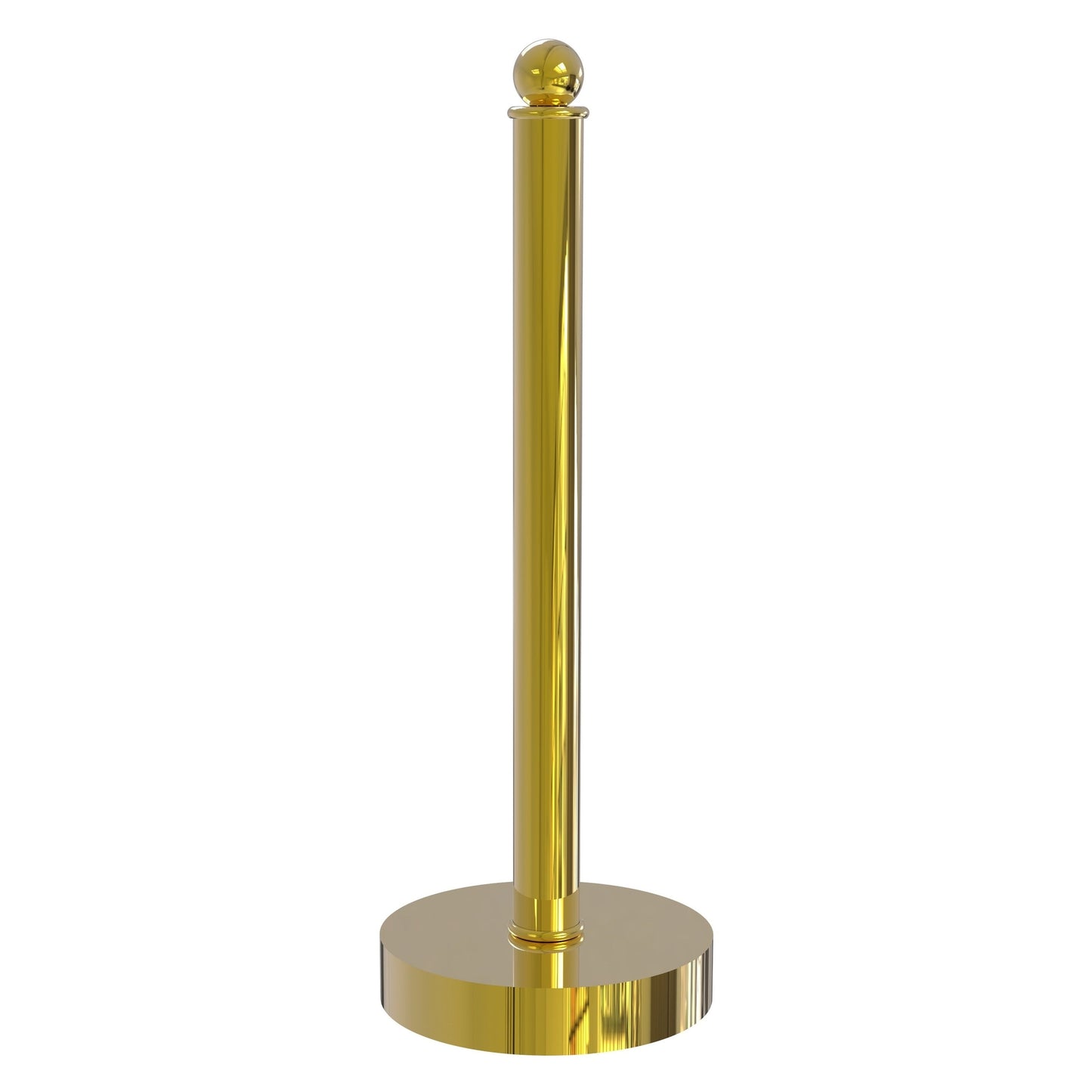 Allied Brass 1051 5" Polished Brass Solid Brass Paper Towel Holder