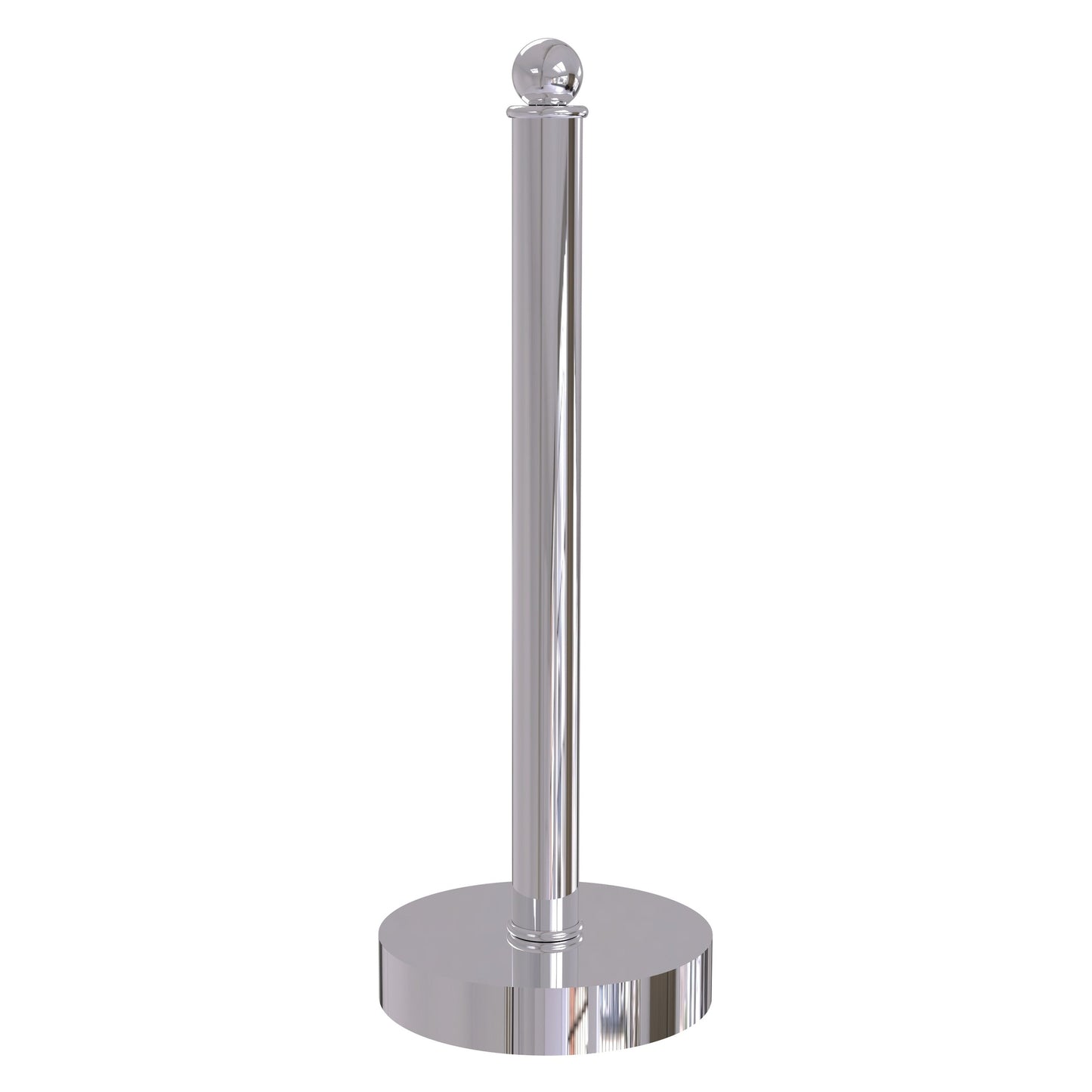 Allied Brass 1051 5" Polished Chrome Solid Brass Paper Towel Holder