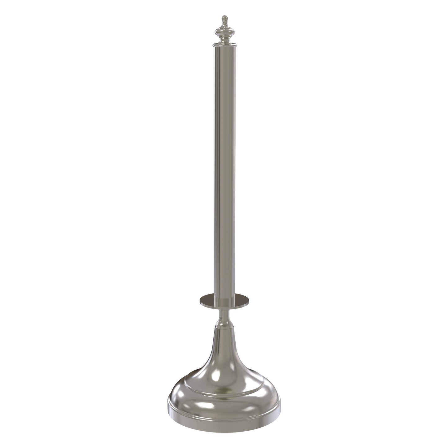 Allied Brass 1052 5.5" Satin Nickel Solid Brass Paper Towel Holder