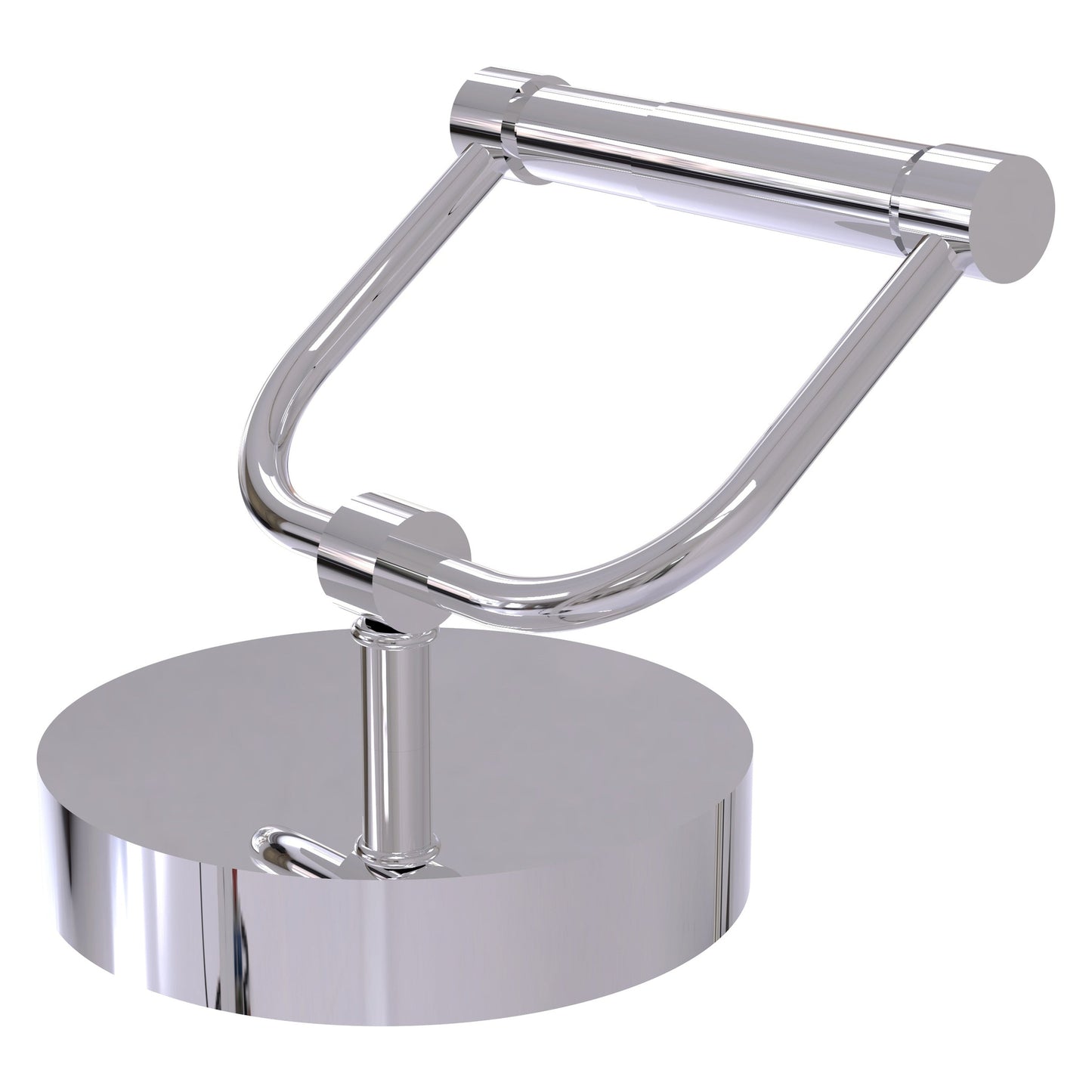 Allied Brass 1066 5.5" Polished Chrome Solid Brass Toilet Paper Holder