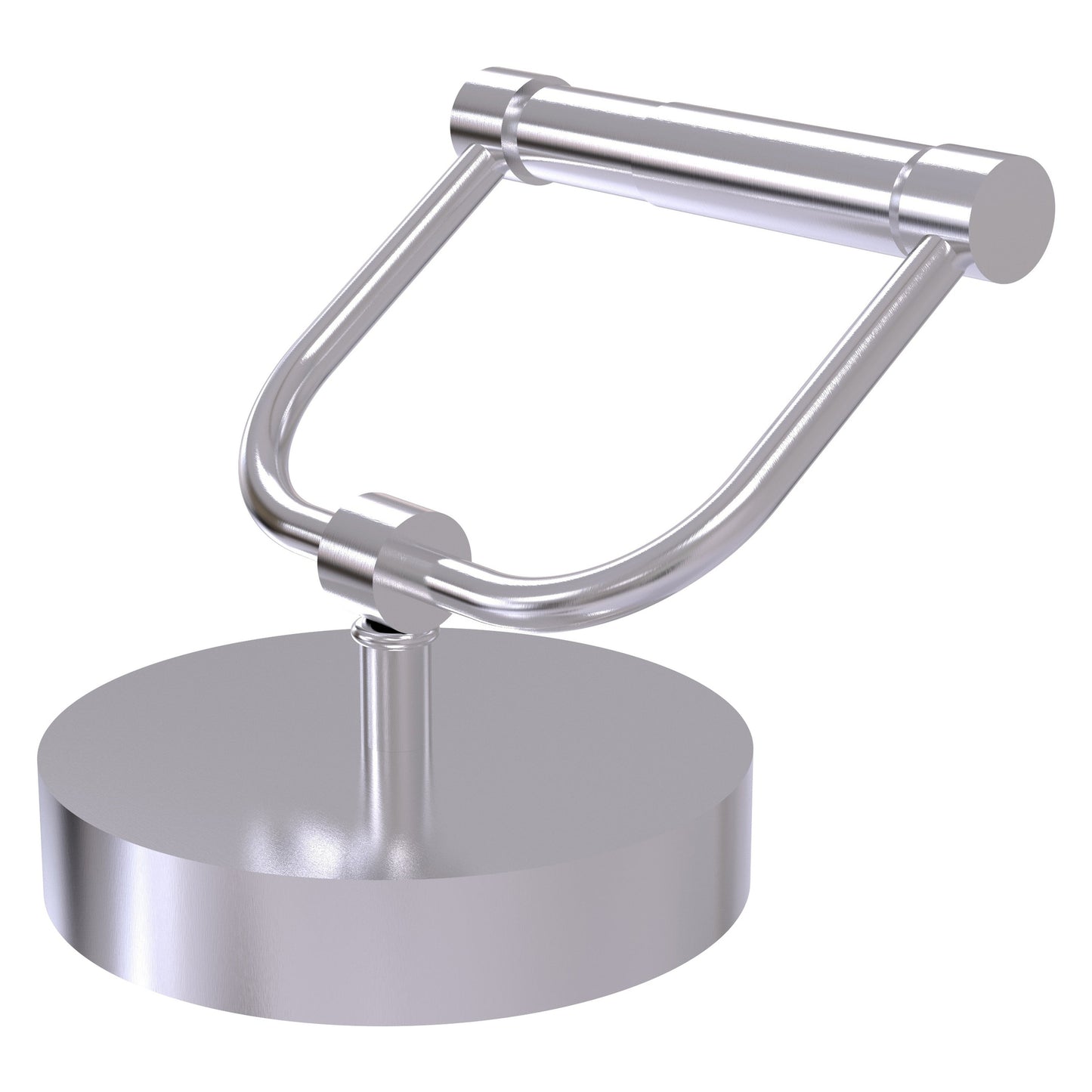 Allied Brass 1066 5.5" Satin Chrome Solid Brass Toilet Paper Holder