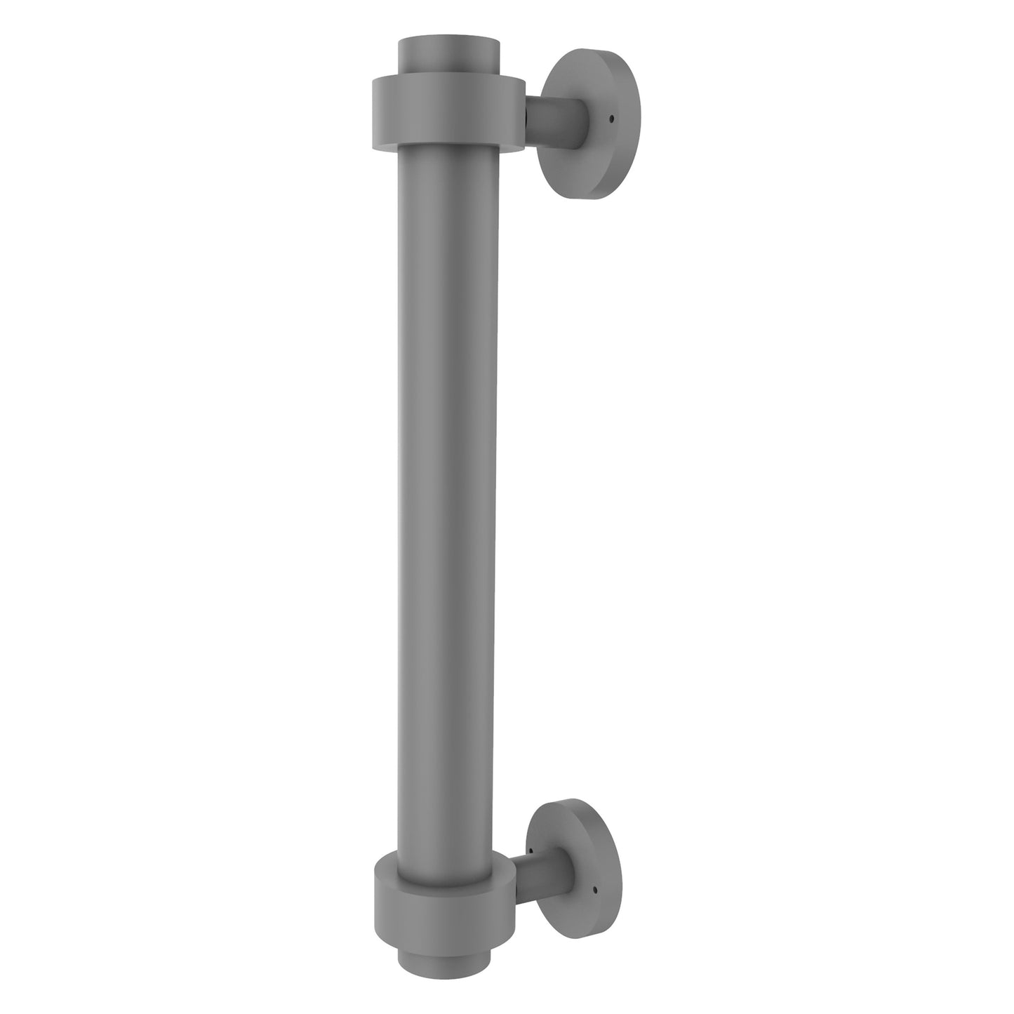 Allied Brass 402 8" x 2.9" Matte Gray Solid Brass Door Pull