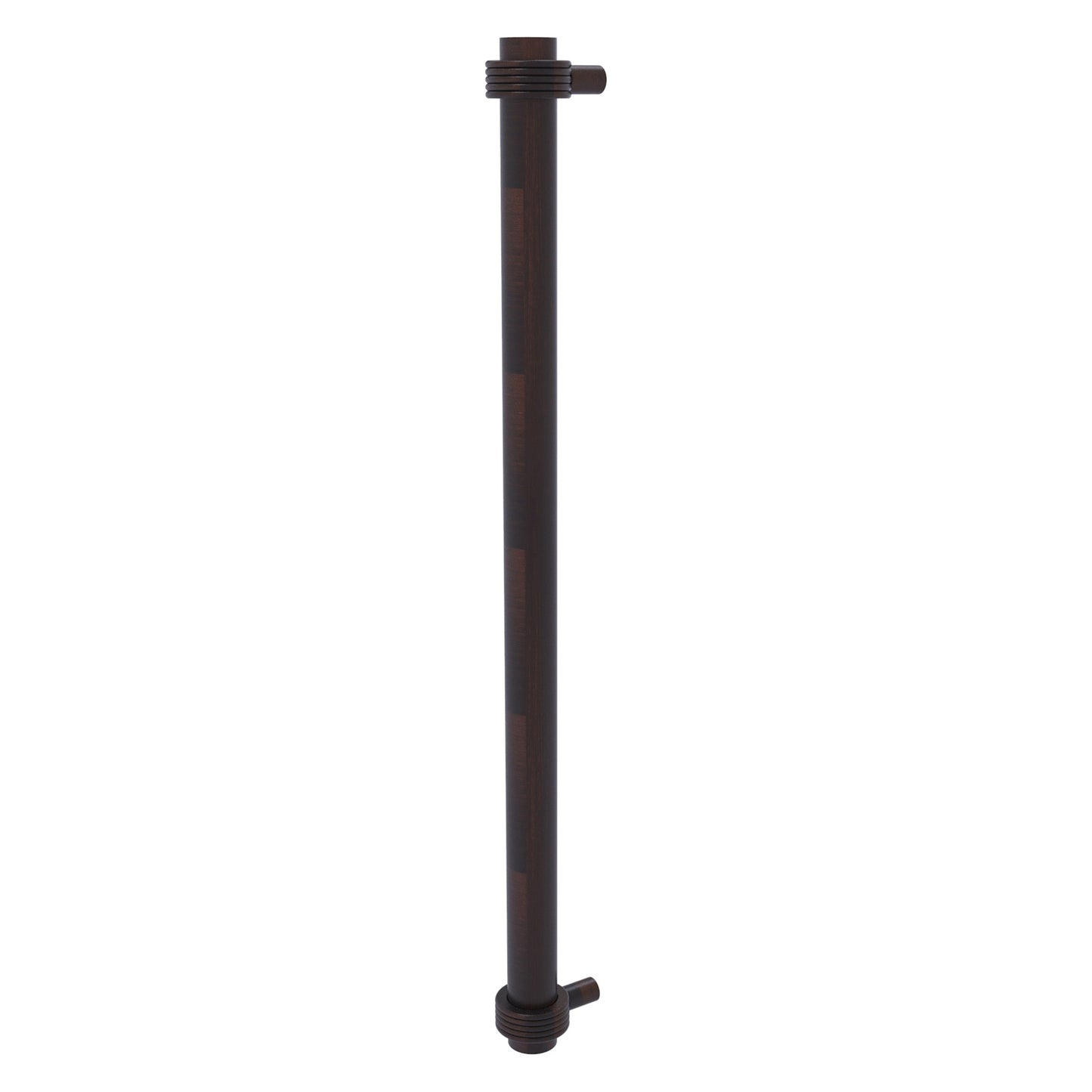 Allied Brass 402G-RP 19.6" x 2.9" Venetian Bronze Solid Brass Refrigerator Pull With Grooved Accents