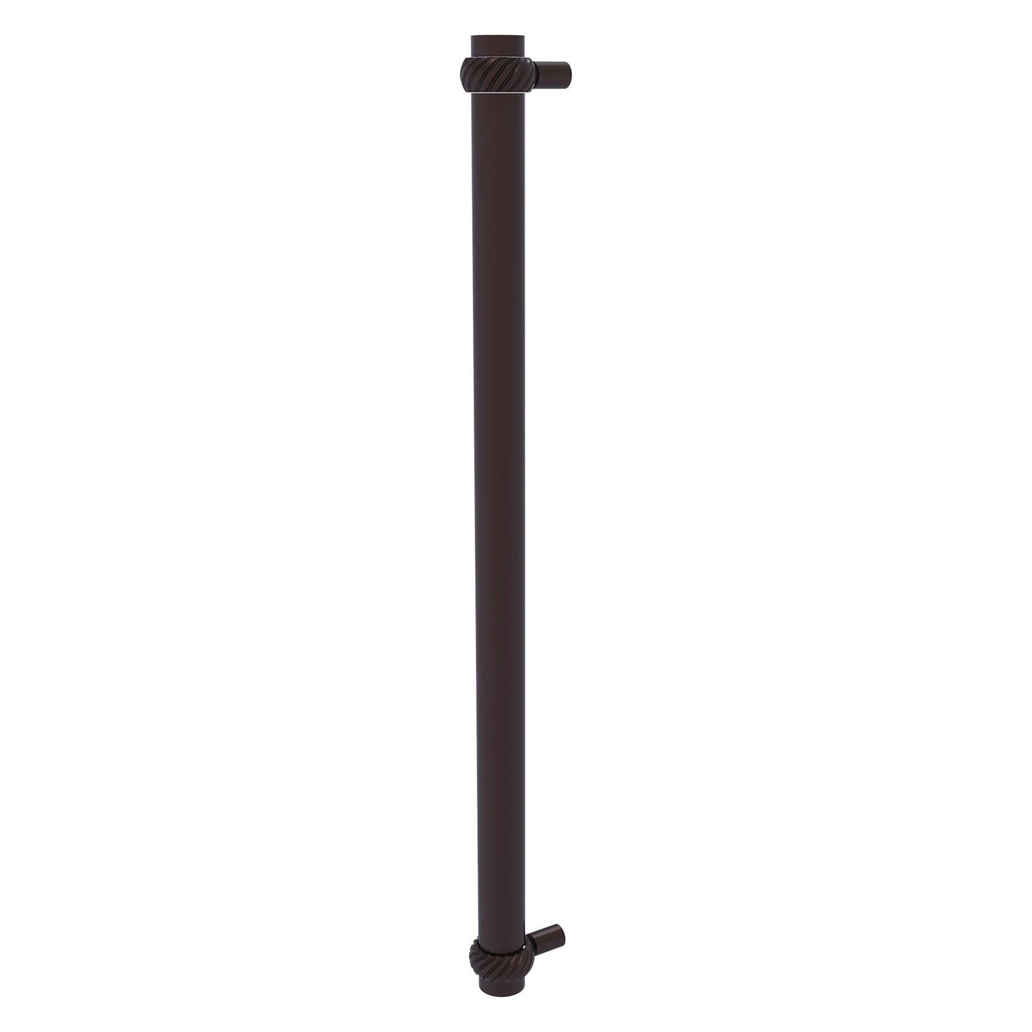 Allied Brass 402T-RP 19.6" x 2.9" Antique Bronze Solid Brass Refrigerator Pull With Twisted Accents