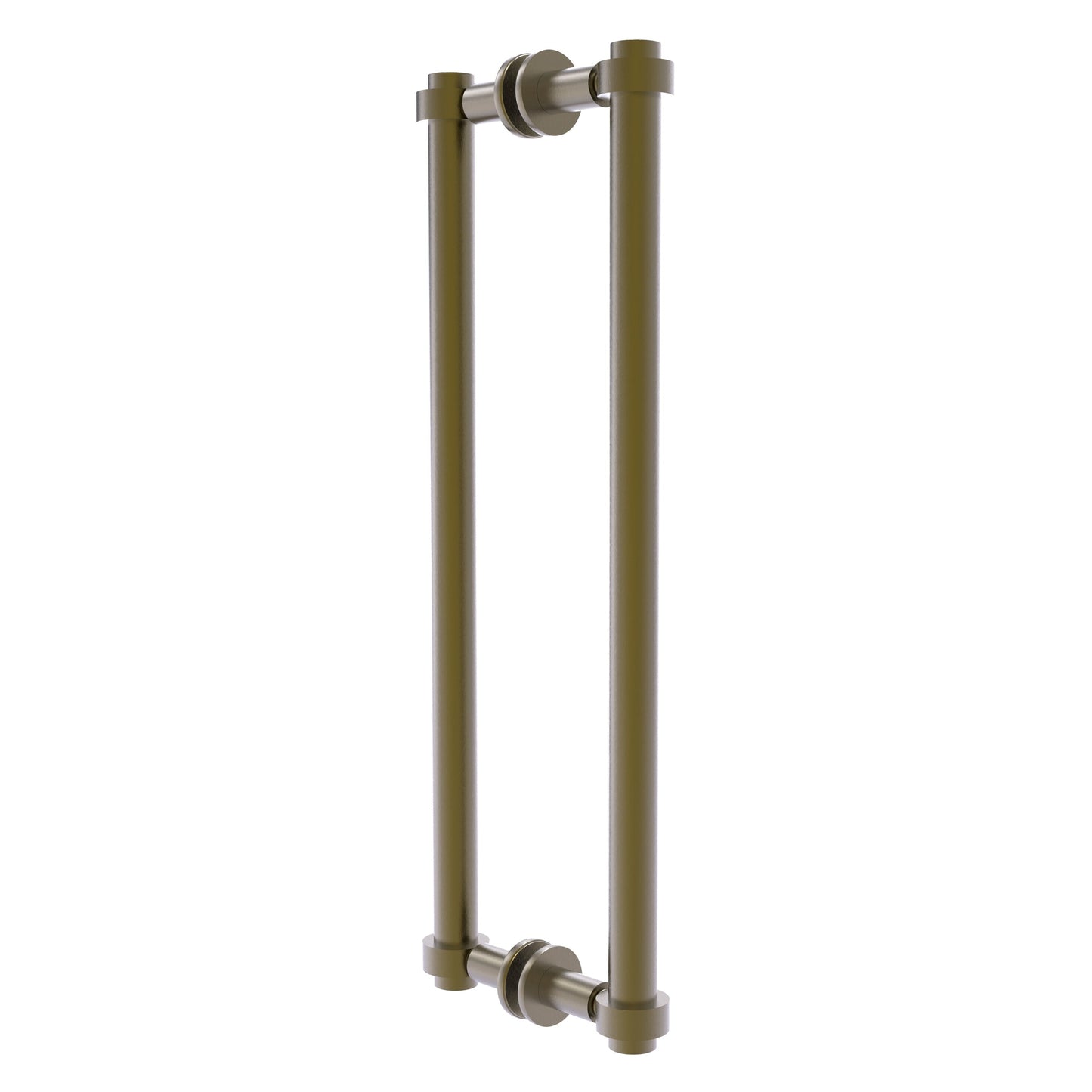 Allied Brass 404-18BB 19.4" x 7.2" Antique Brass Solid Brass Back-to-Back Shower Door Pull