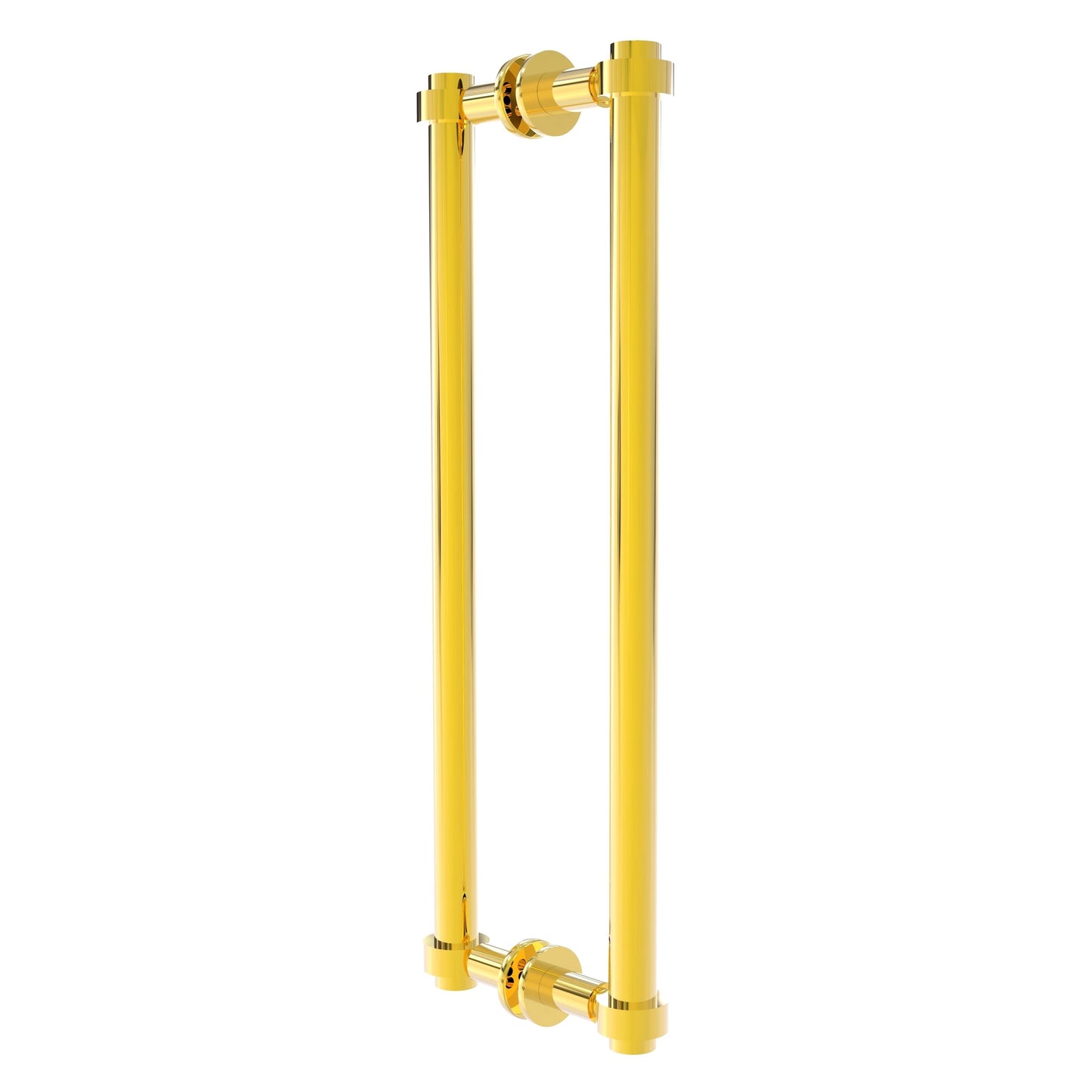 Allied Brass 404-18BB 19.4" x 7.2" Polished Brass Solid Brass Back-to-Back Shower Door Pull