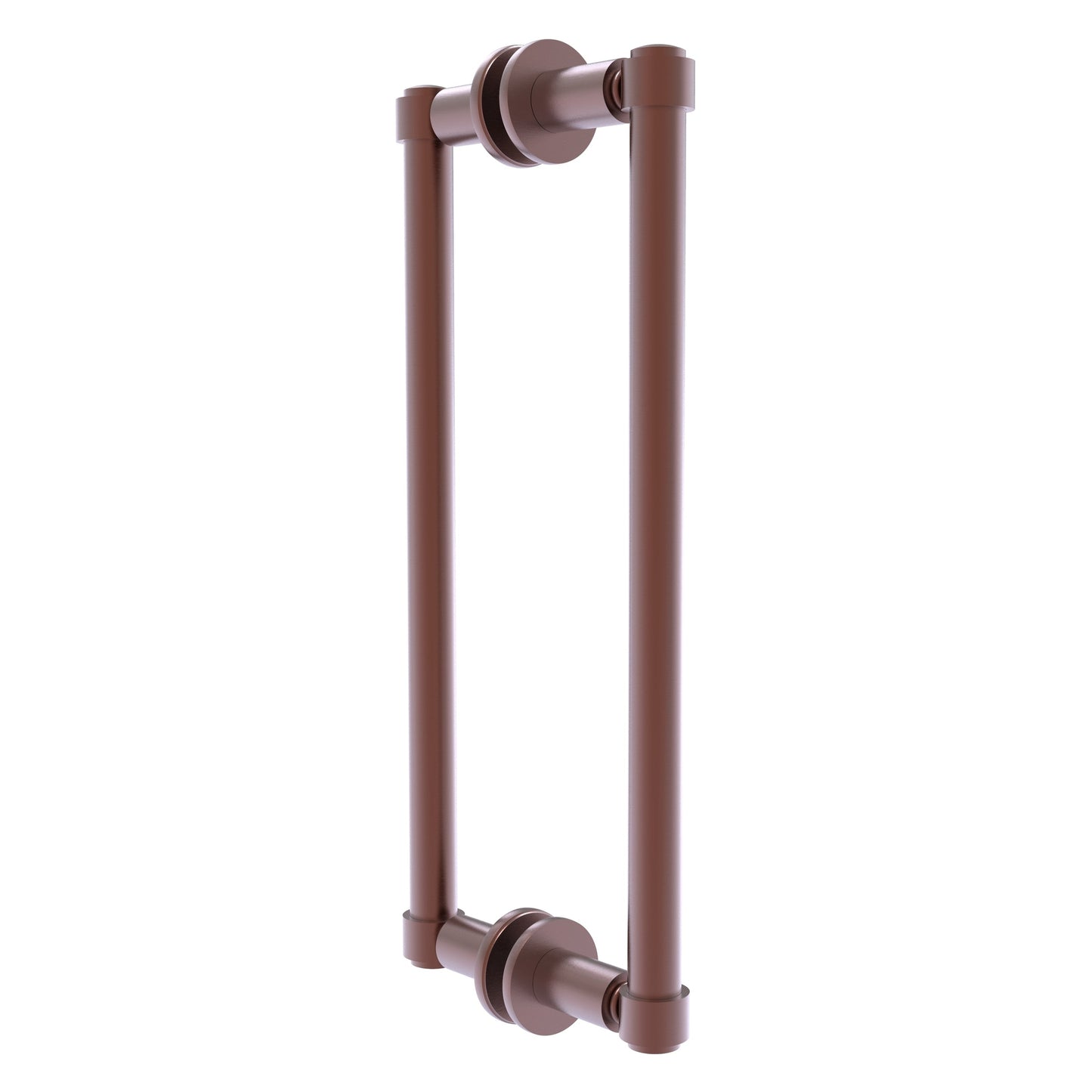Allied Brass 405-12BB 14.3" x 5.6" Antique Copper Solid Brass Back-to-Back Shower Door Pull