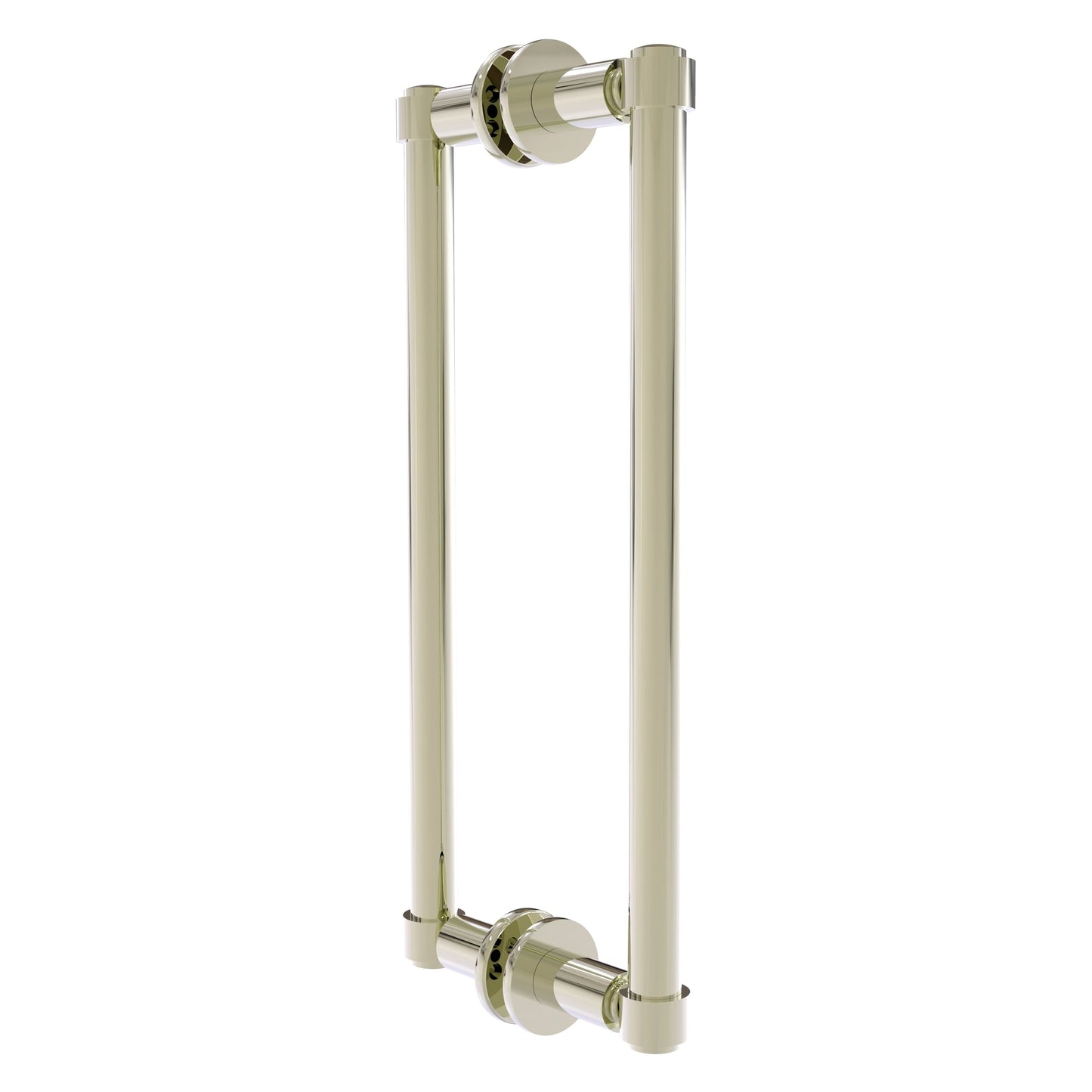 Allied Brass 405-12BB 14.3" x 5.6" Polished Nickel Solid Brass Back-to-Back Shower Door Pull