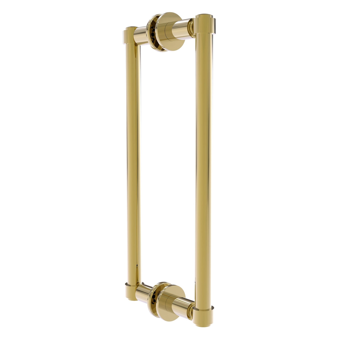Allied Brass 405-12BB 14.3" x 5.6" Unlacquered Brass Solid Brass Back-to-Back Shower Door Pull
