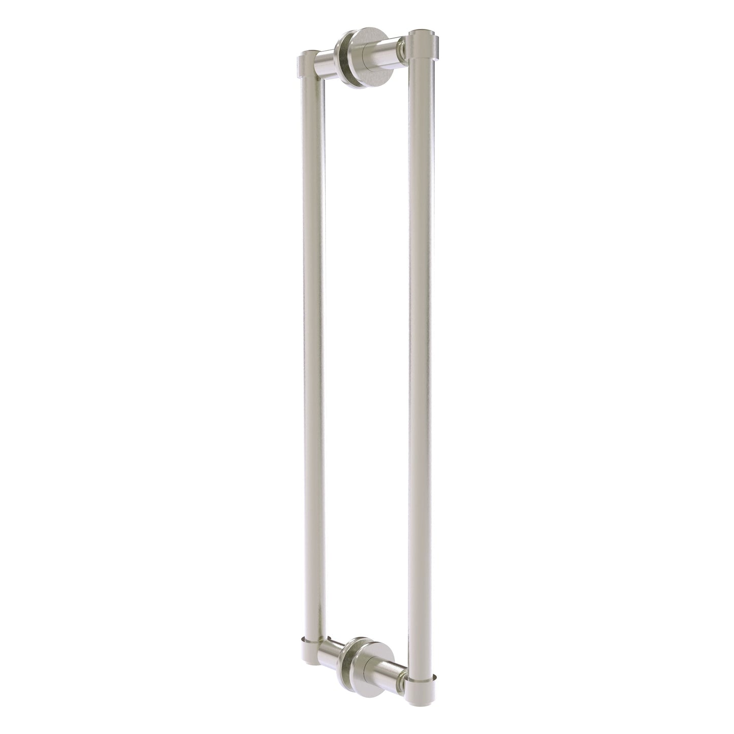 Allied Brass 405-18BB 20.3" x 5.6" Satin Nickel Solid Brass Back-to-Back Shower Door Pull