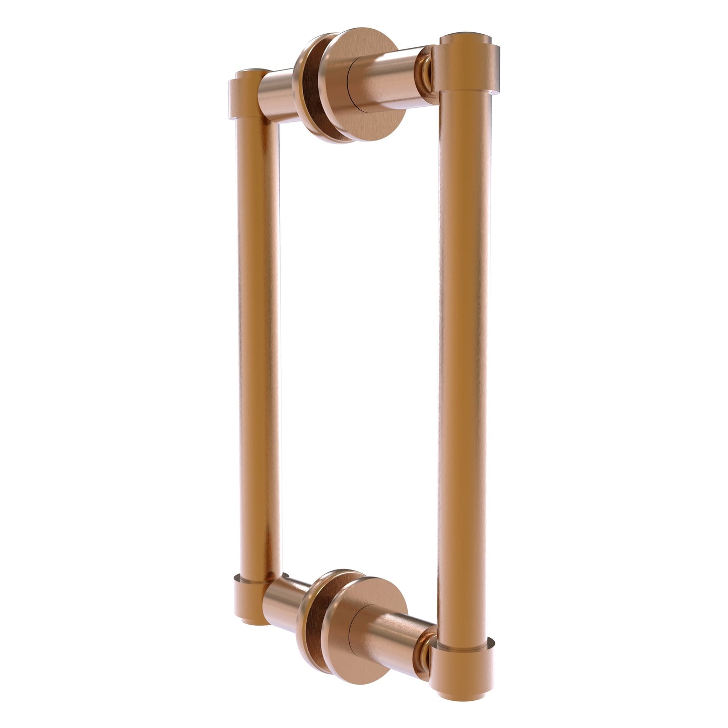 Allied Brass 405-8BB 10.3" x 5.6" Brushed Bronze Solid Brass Back-to-Back Shower Door Pull