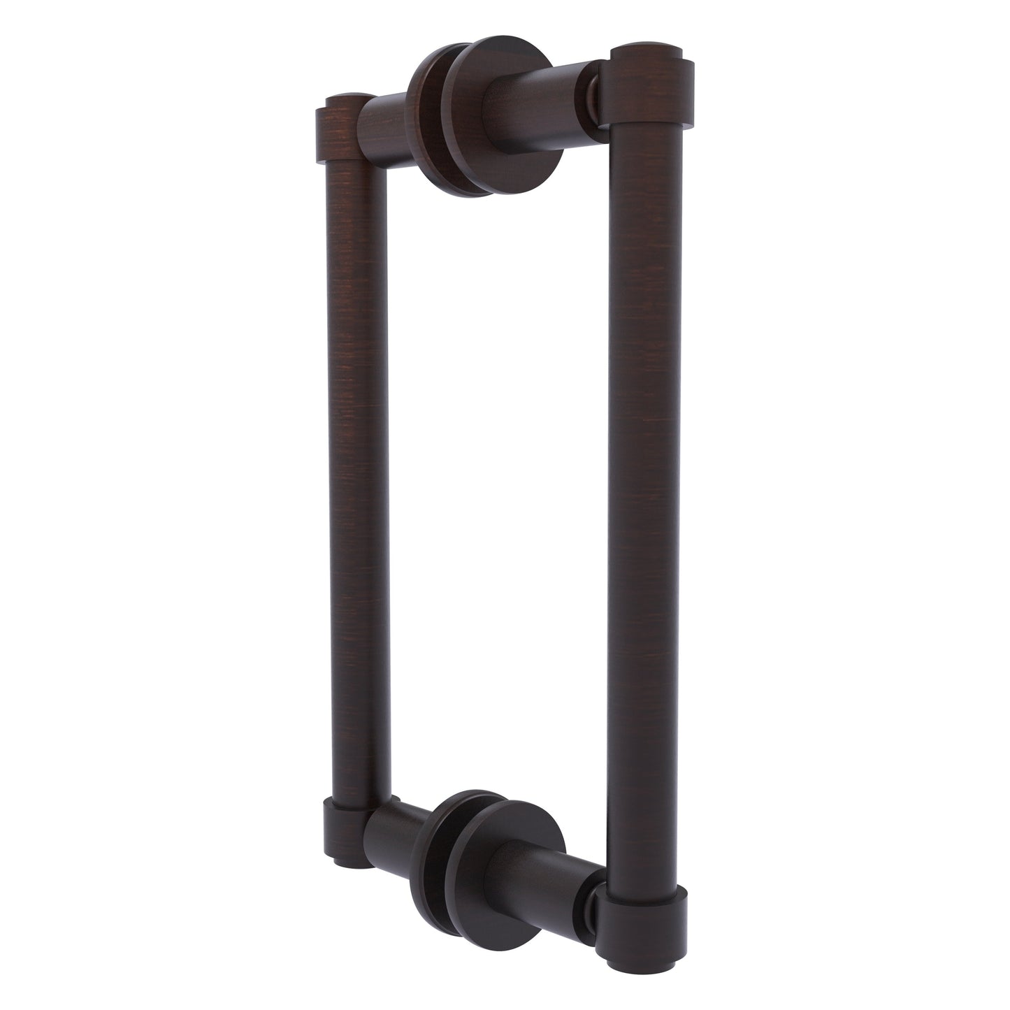 Allied Brass 405-8BB 10.3" x 5.6" Venetian Bronze Solid Brass Back-to-Back Shower Door Pull