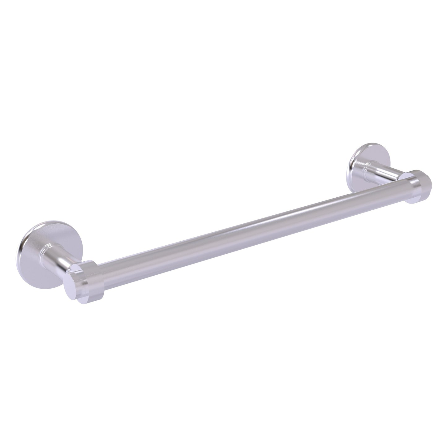 Allied Brass Continental 20" x 26.5" Satin Chrome Solid Brass Towel Bar