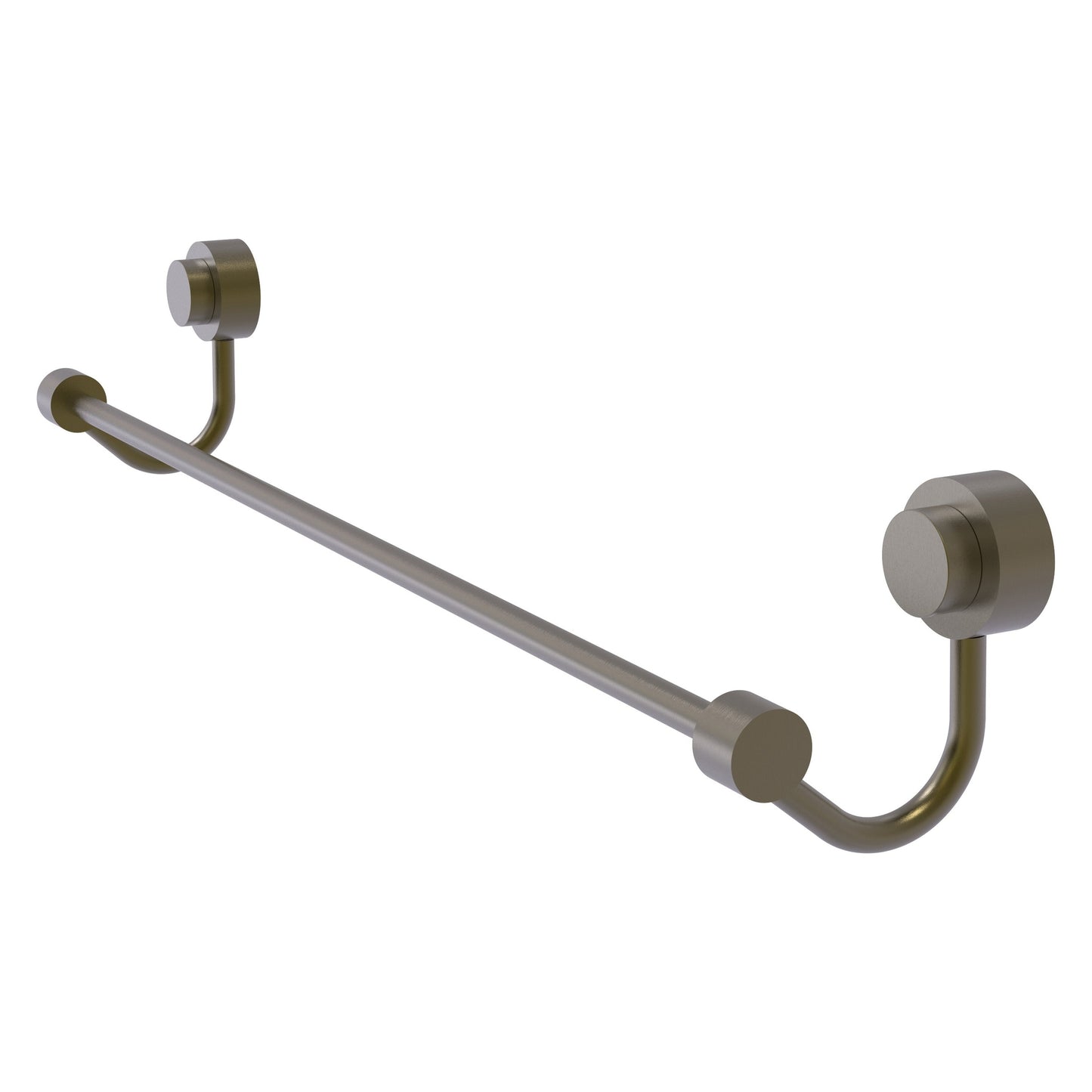 Allied Brass Venus 30" x 31" Antique Brass Solid Brass Towel Bar