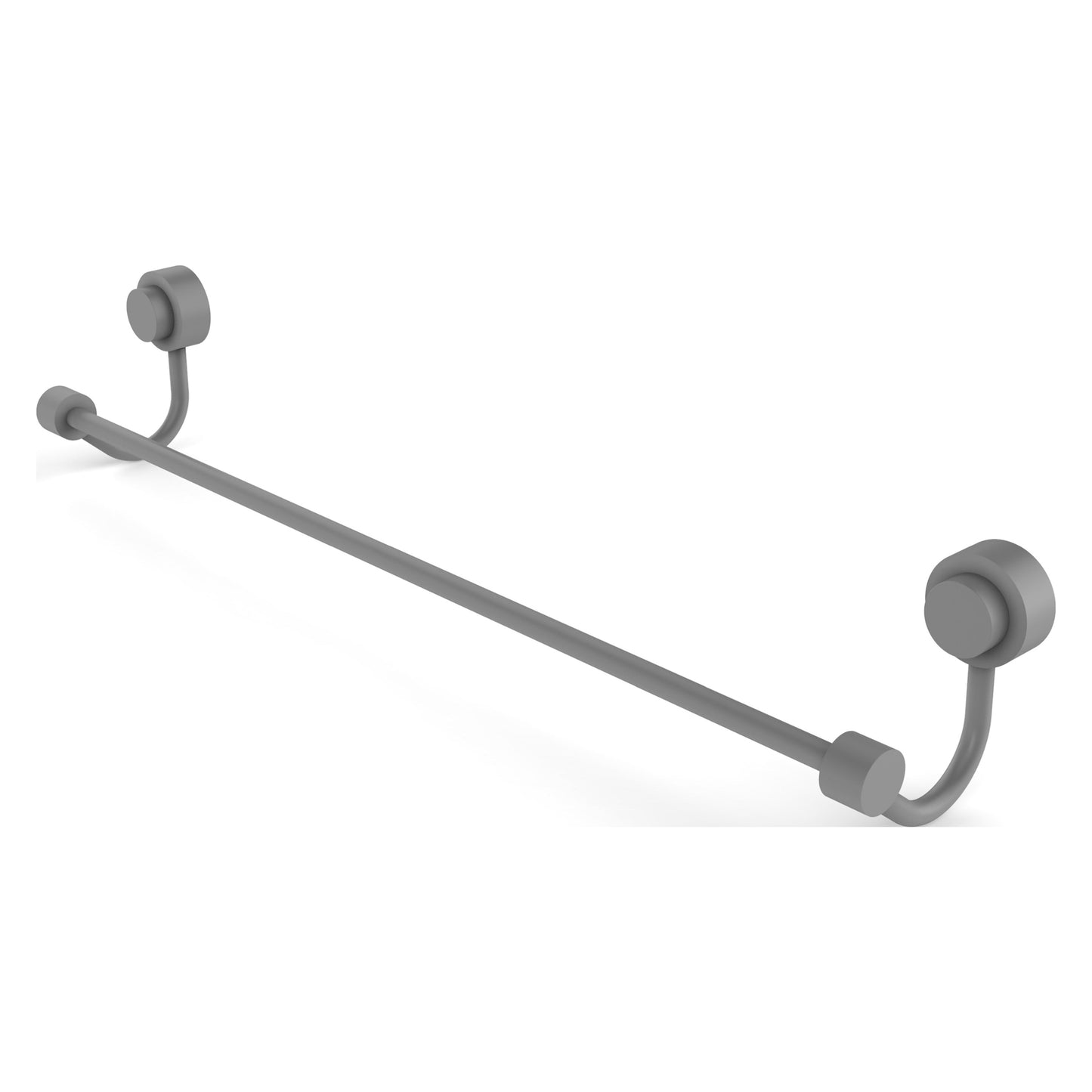 Allied Brass Venus 36" x 37" Matte Gray Solid Brass Towel Bar