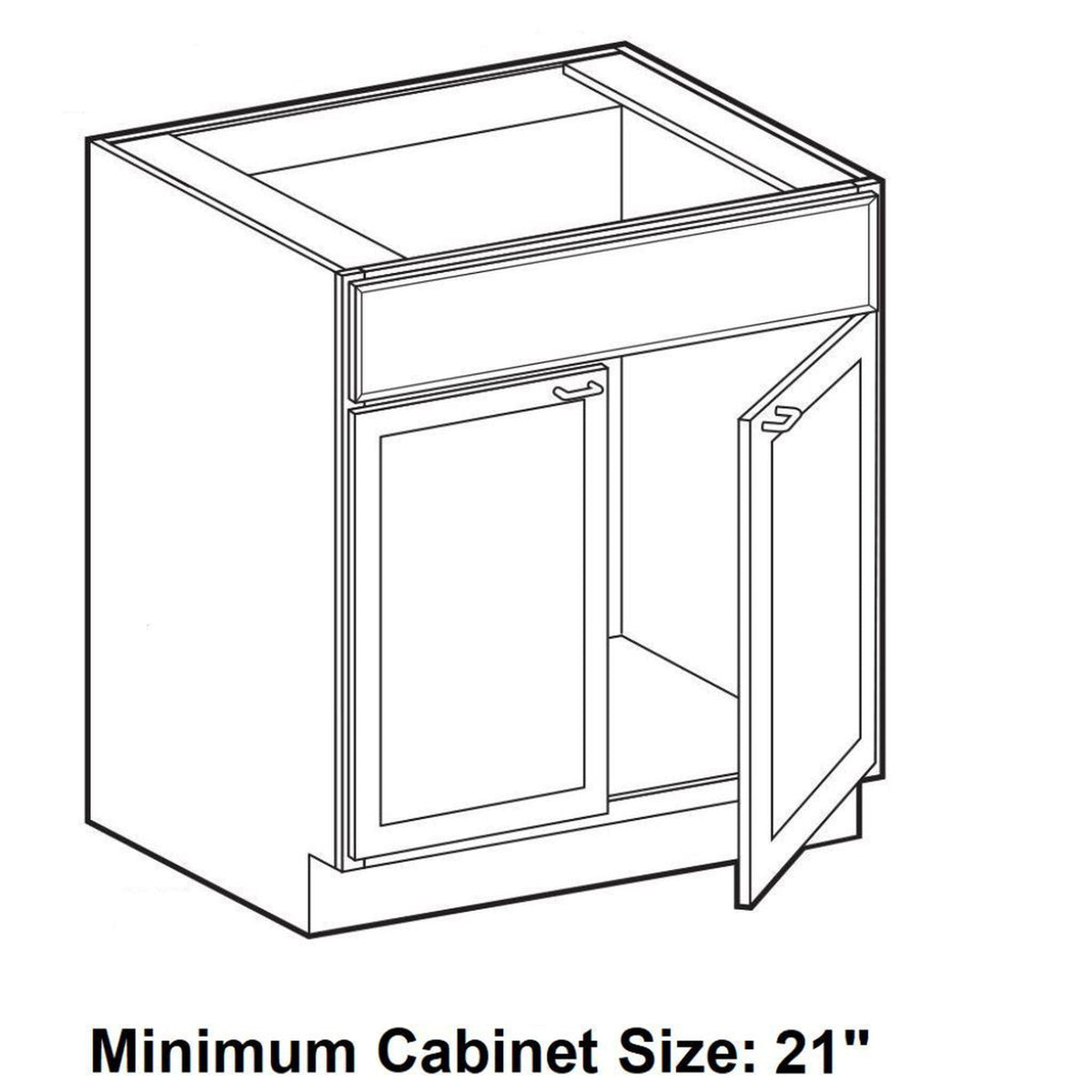 Allora USA 17.5" X 13.625" White Vitreous China Rectangular Undermount Sink With Overflow