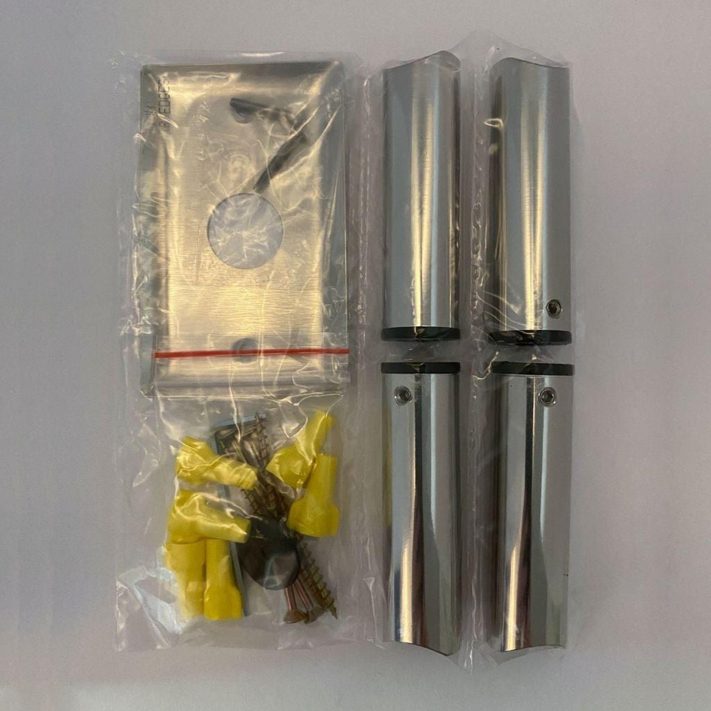 Amba Jeeves Long Polished Stainless Steel Bracket Pack