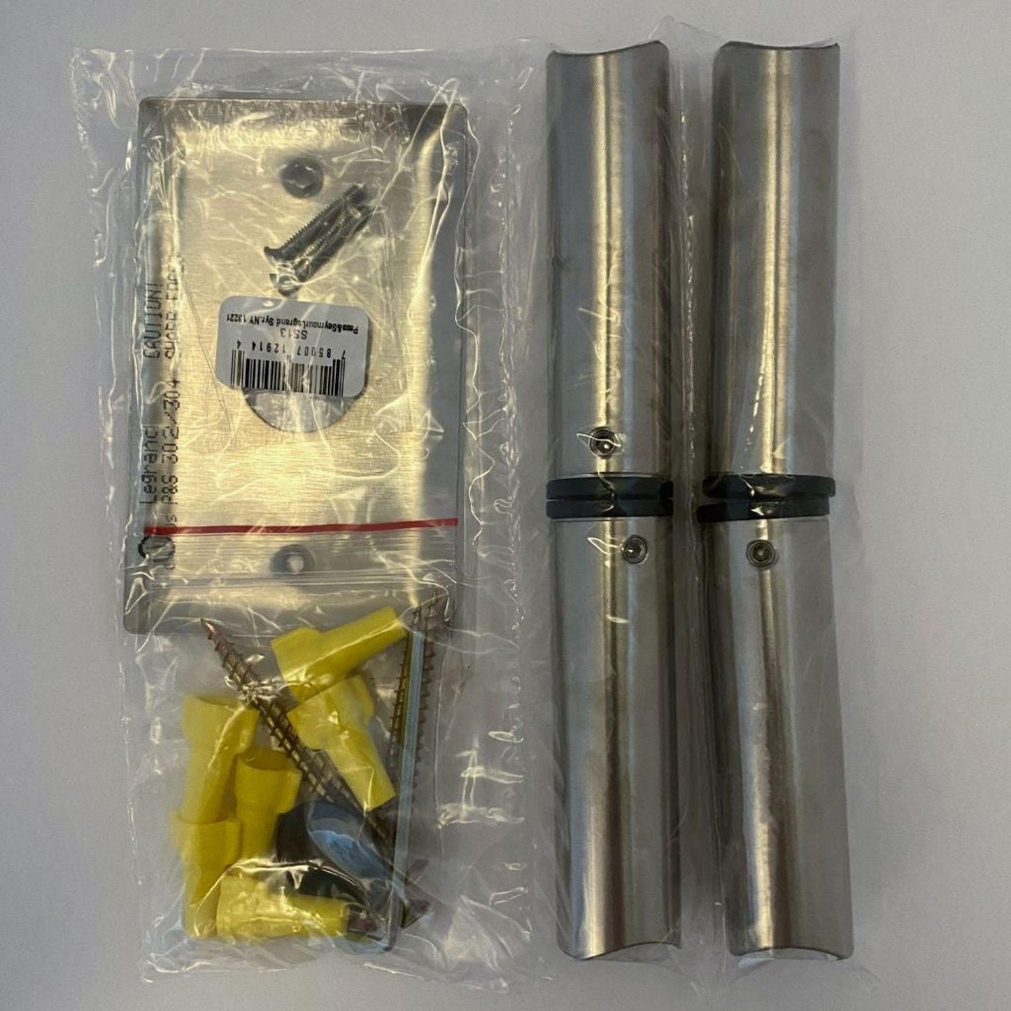 Amba Jeeves Standard Brushed Stainless Steel Bracket Pack