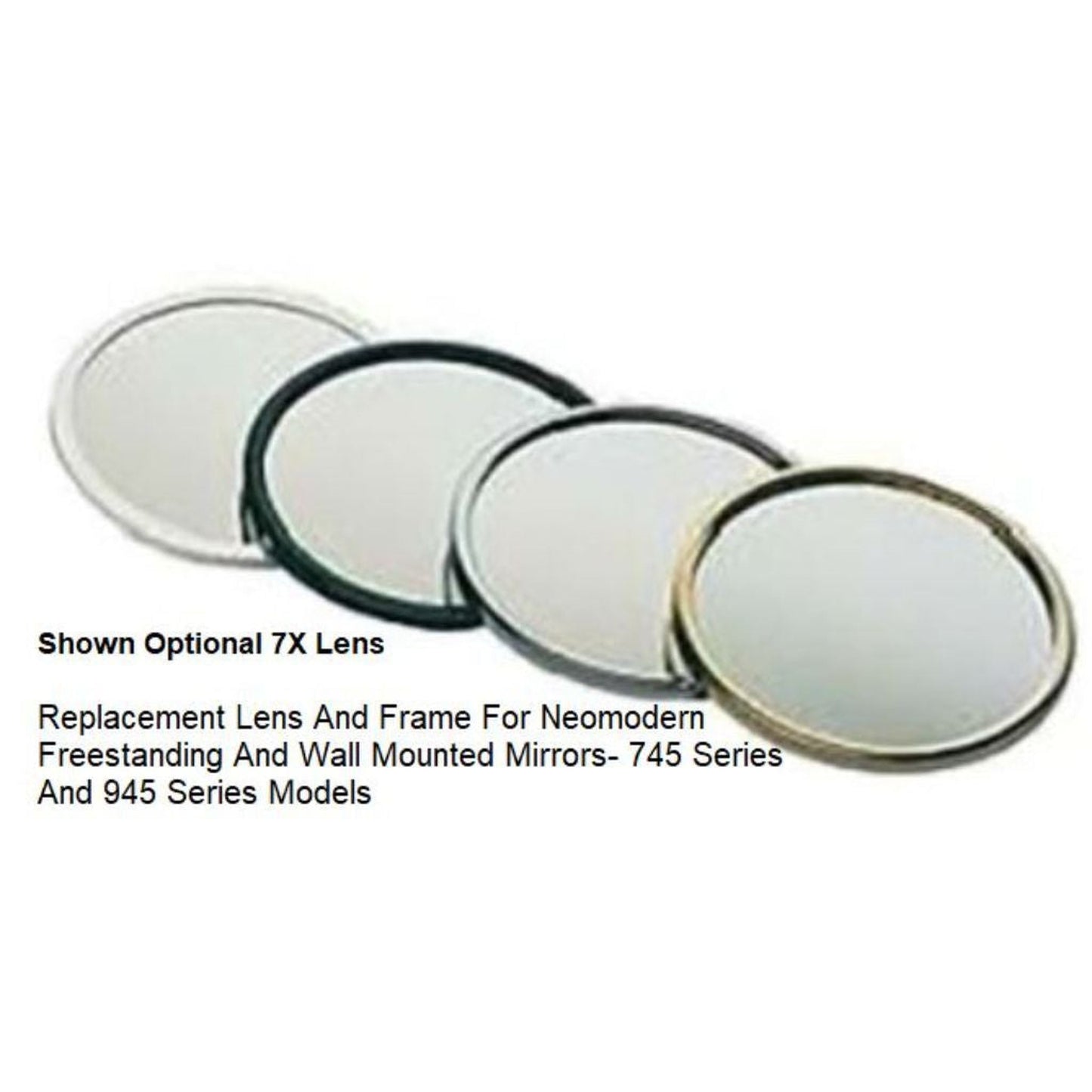 Aptations Kimball & Young 9" x 15" Italian Bronze Freestanding Round NeoModern Plugin 1X/5X Magnified Mirror With 3,500K Warm White LED Light Color