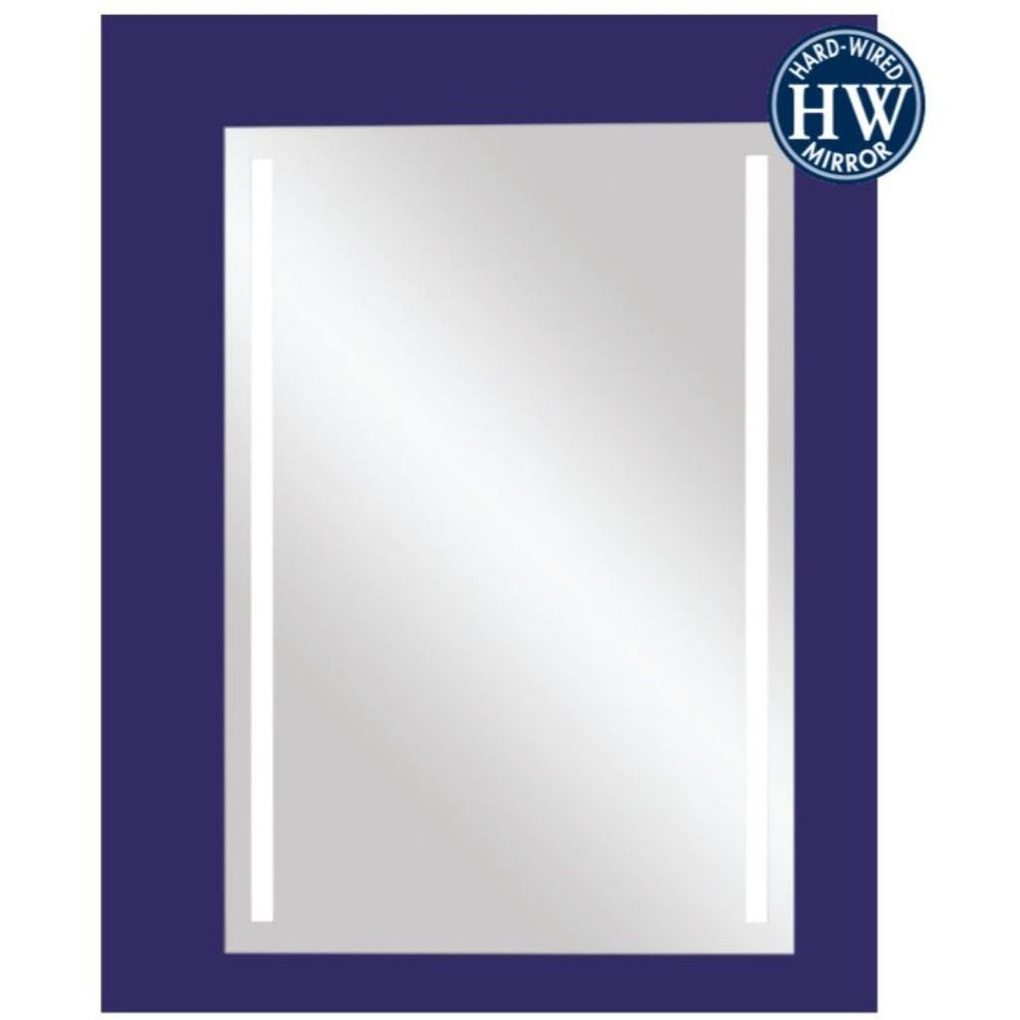 Aptations Sergeña Pure 24″ x 36″ Wall-Mounted Rectangular LED Back-Lit Vanity Mirror