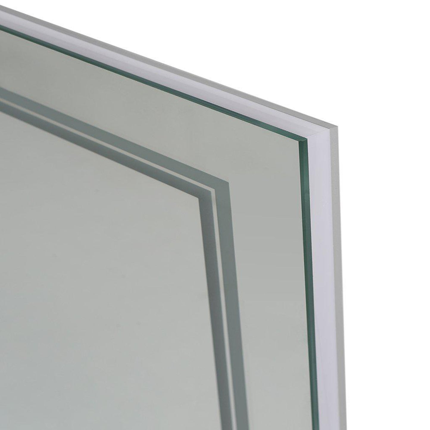 Aquadom SOHO 36" x 36" Square Ultra-Slim Frame LED Lighted Bathroom Mirror With Defogger