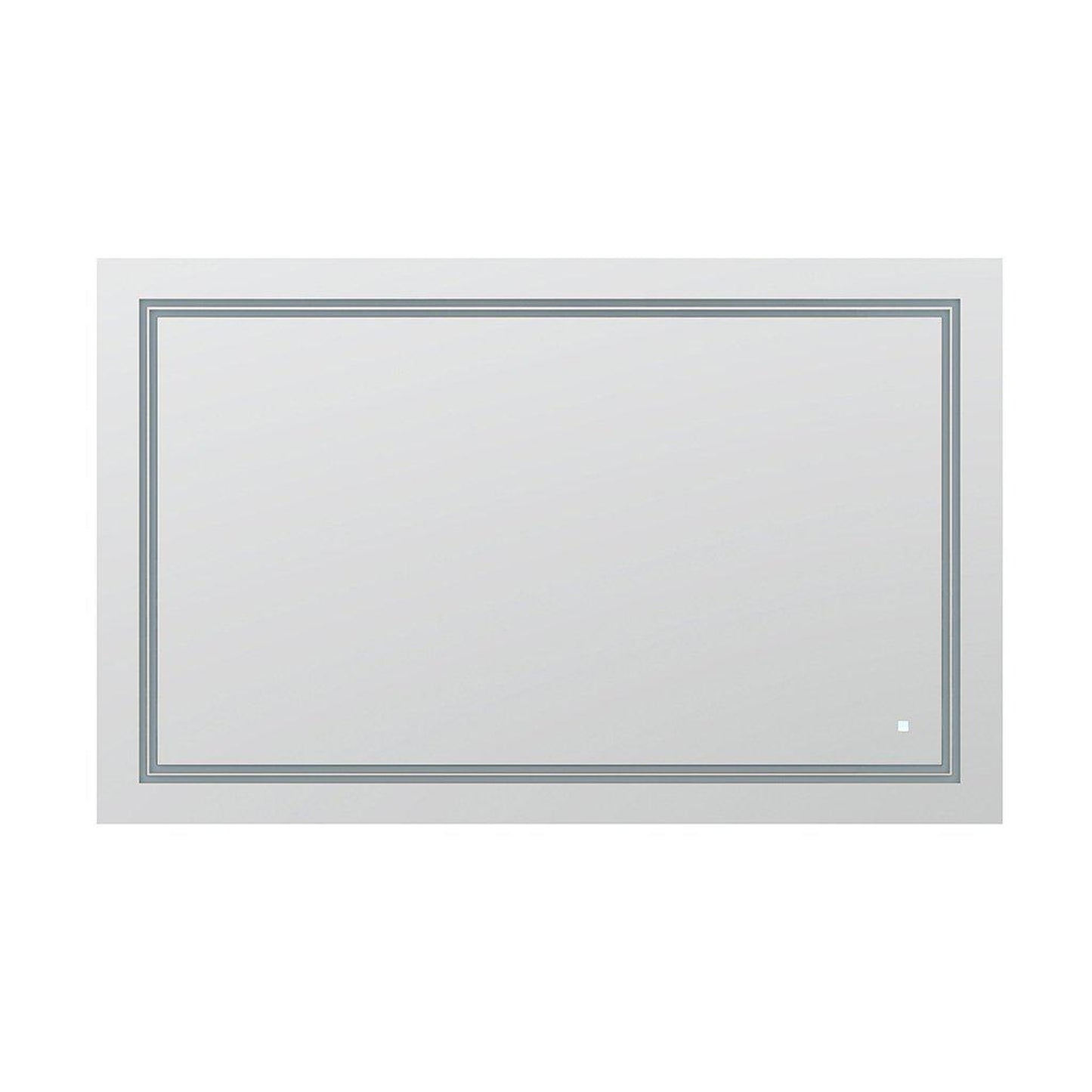 Aquadom SOHO 48" x 30" Rectangular Ultra-Slim Frame LED Lighted Bathroom Mirror With Defogger