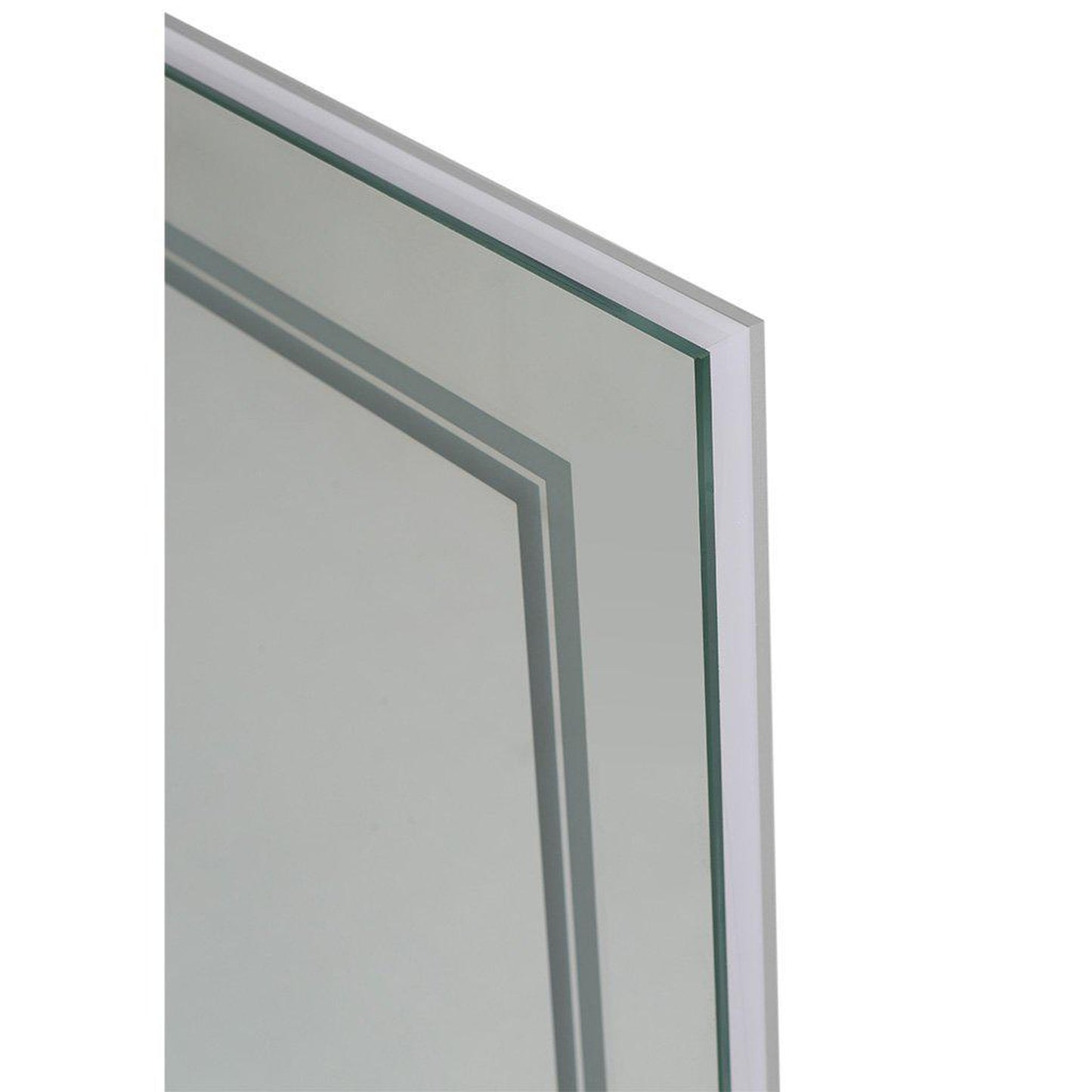 Aquadom SOHO 48" x 36" Rectangular Ultra-Slim Frame LED Lighted Bathroom Mirror With Defogger