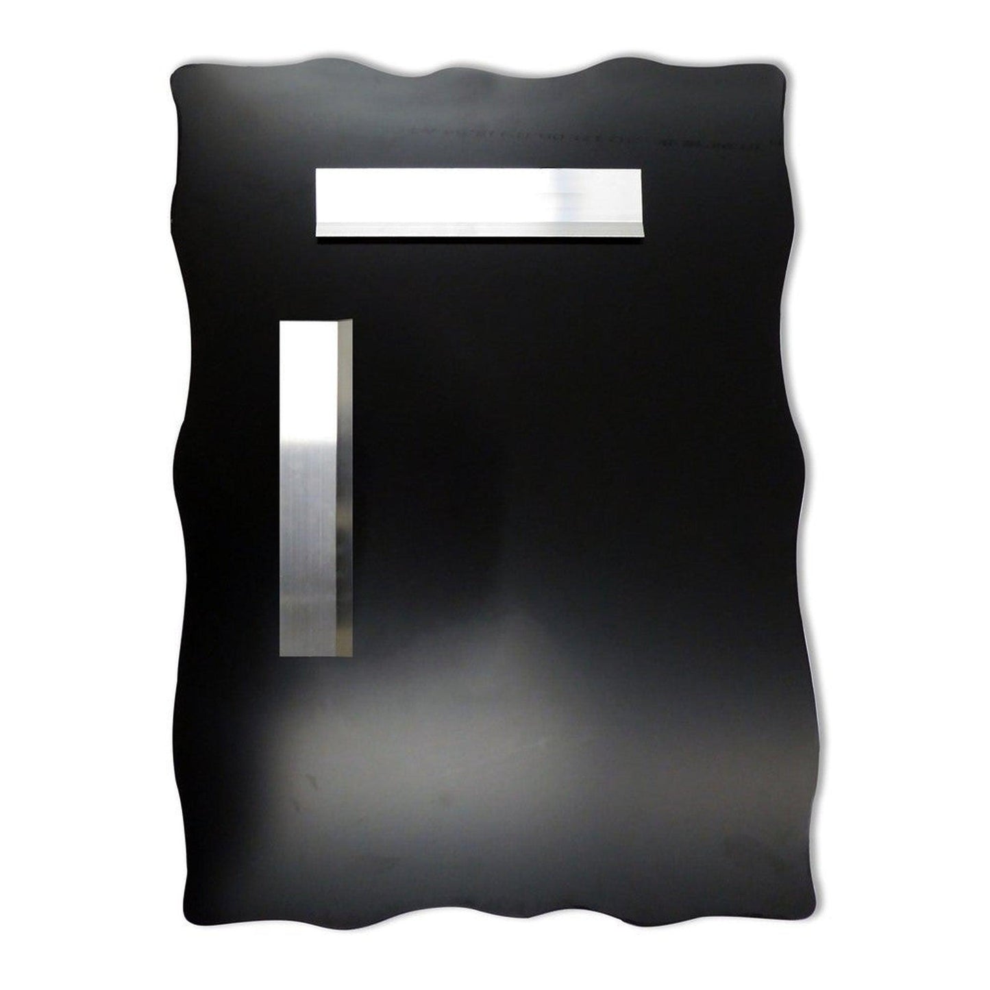 Bellaterra Home 23" x 31" Irregular Rectangle Wall-Mounted Frameless Mirror