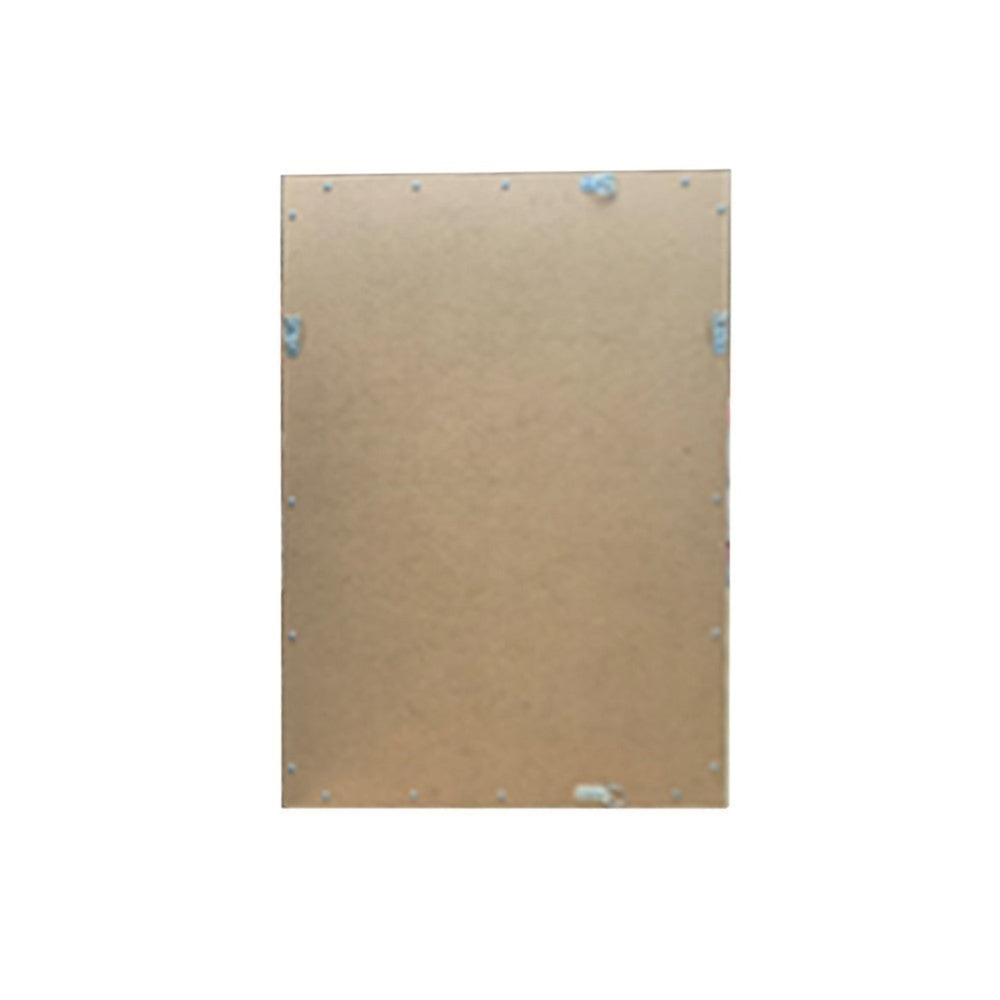 Bellaterra Home 24" x 28" Gold Rectangle Wall-Mounted Steel Framed Mirror With Straight Edges