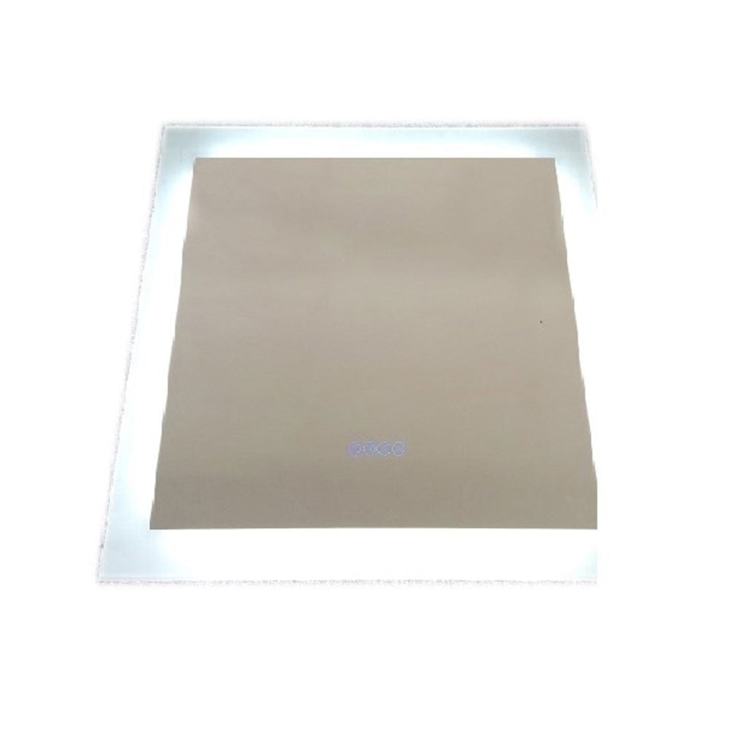 Bellaterra Home 36" x 27" Rectangle Wall-Mounted LED Bordered Illuminated Frameless Mirror With Built-in Bluetooth Speaker