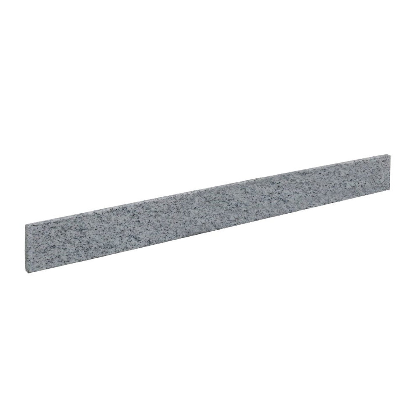 Bellaterra Home 37" x 4" Gray Granite Backsplash