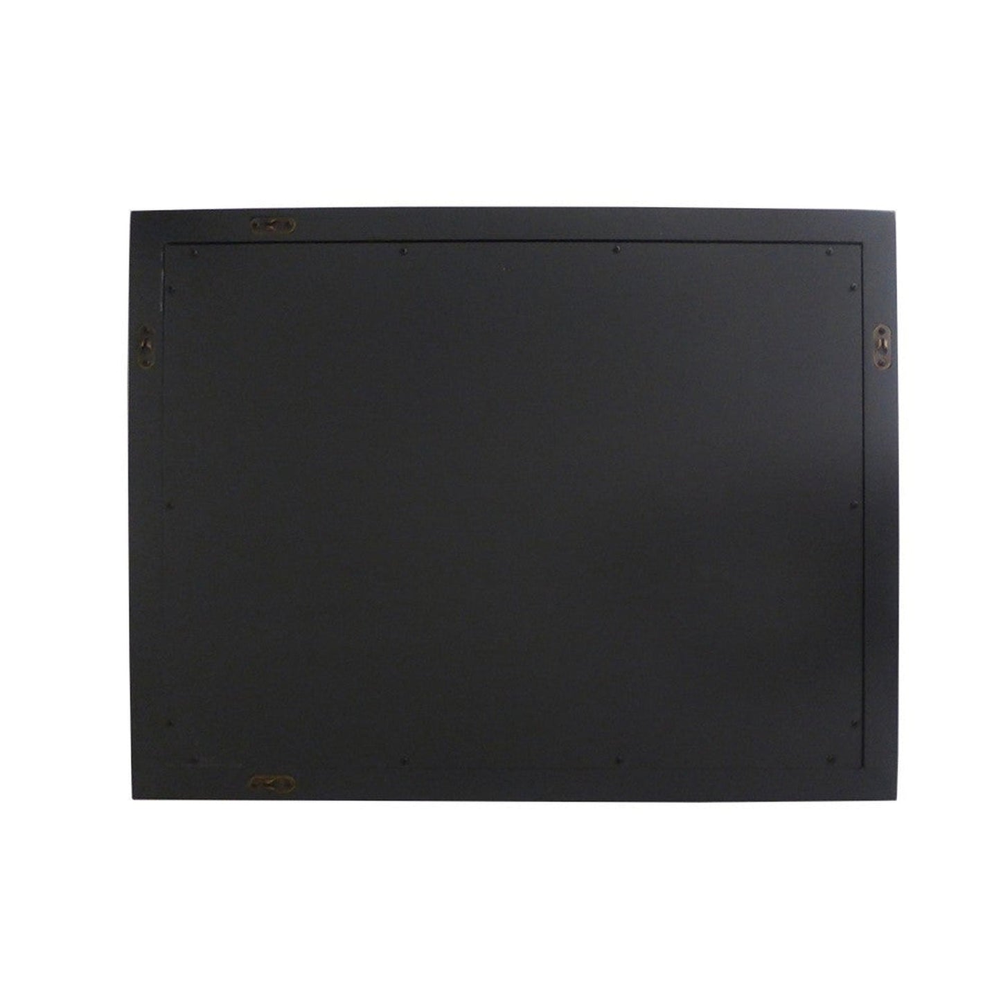 Bellaterra Home 400800-24-M-DG 24" x 30" Dark Gray Rectangle Wall-Mounted Wood Framed Mirror