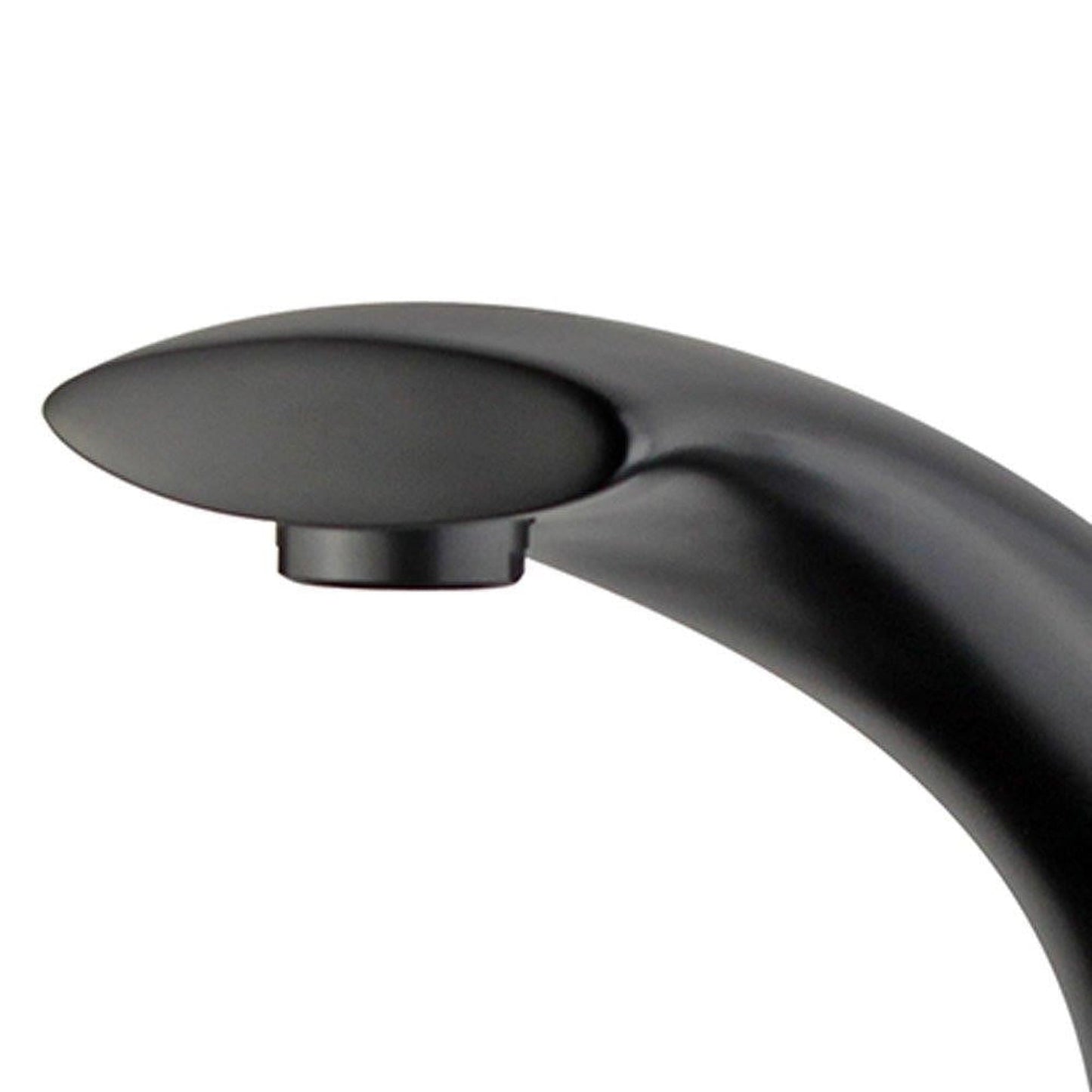 Bellaterra Home Bilbao 7" Single-Hole and Single Handle New Black Bathroom Faucet
