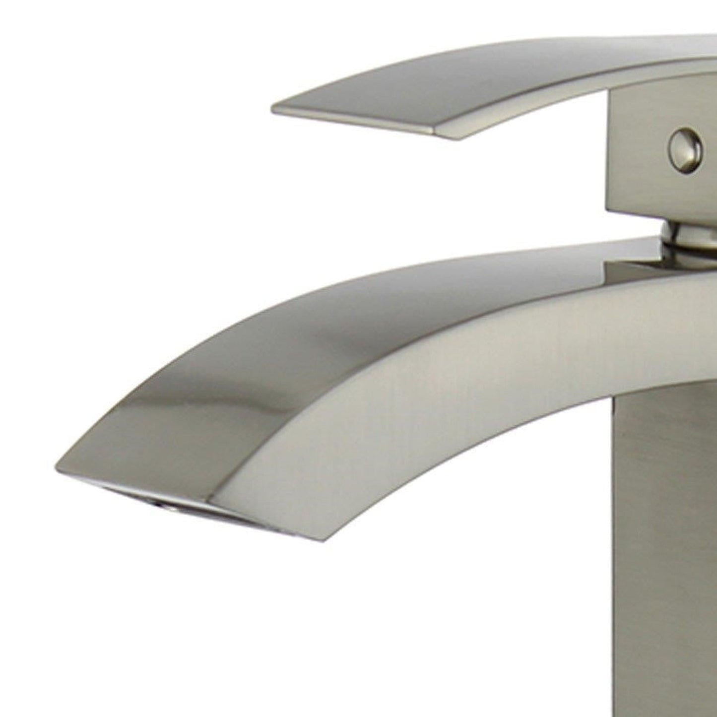 Bellaterra Home Palma 12" Single-Hole and Single Handle Brushed Nickel Bathroom Faucet