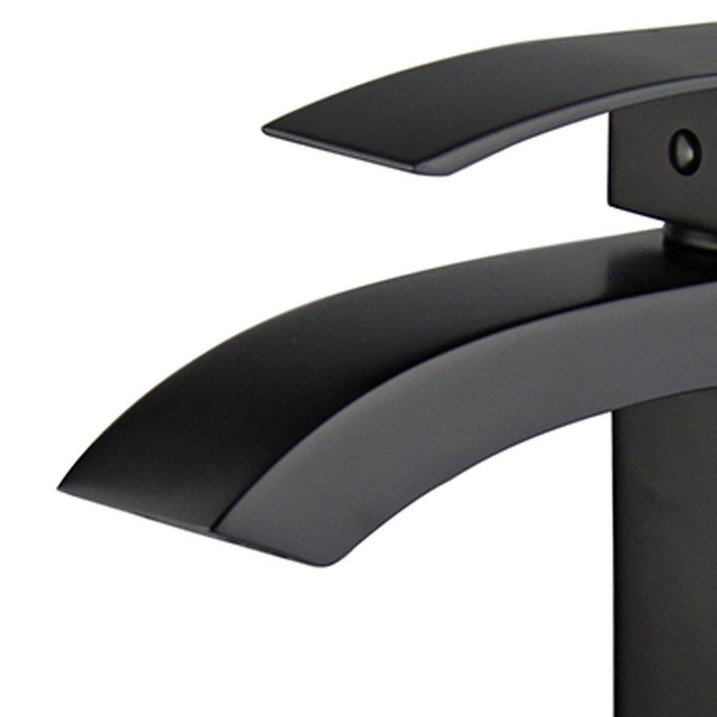 Bellaterra Home Palma 12" Single-Hole and Single Handle New Black Bathroom Faucet