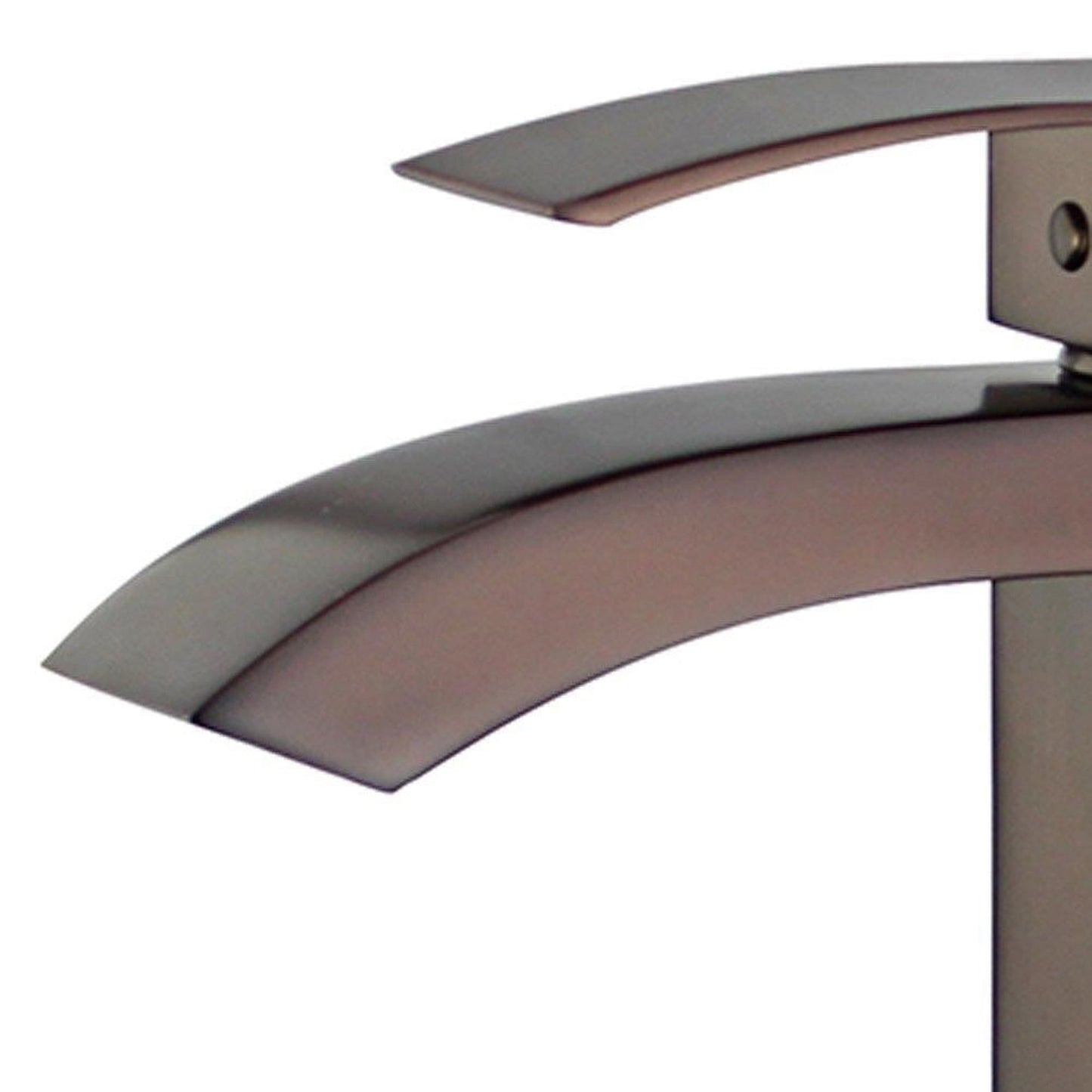 Bellaterra Home Palma 12" Single-Hole and Single Handle Oil Rubbed Bronze Bathroom Faucet With Overflow Drain
