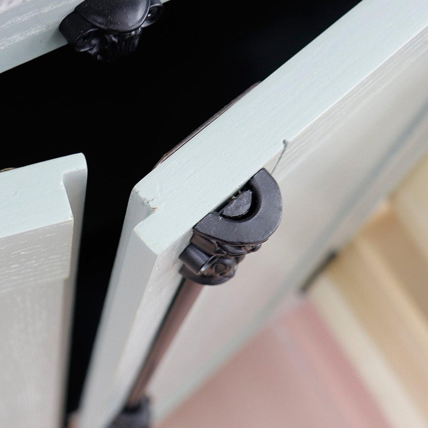 Bellaterra Home Plantation 36" 2-Door 3-Drawer Gray Ash Freestanding Vanity Base With Left Offset